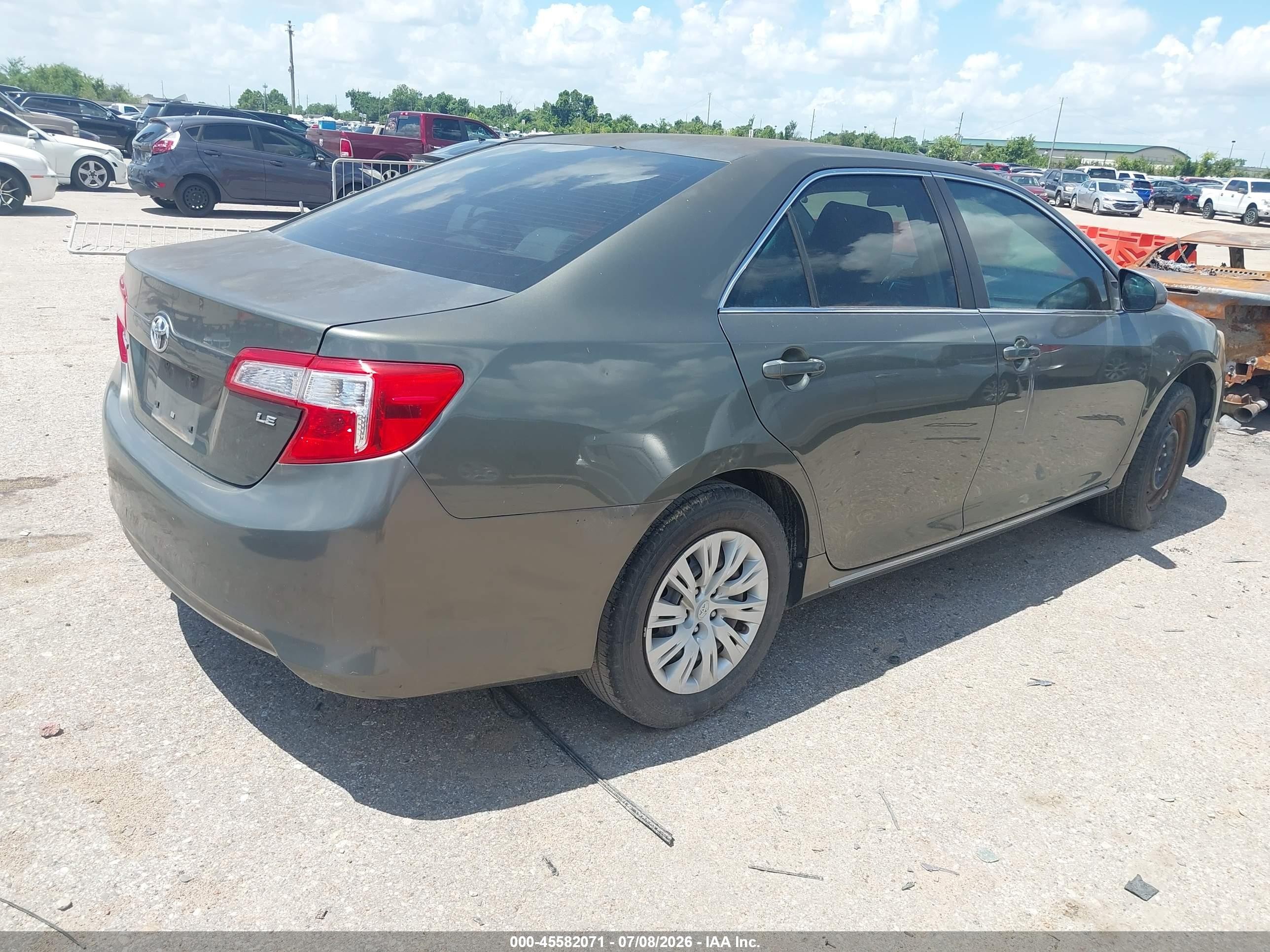 2012 Toyota Camry Le Green vin: 4T1BF1FK5CU630854