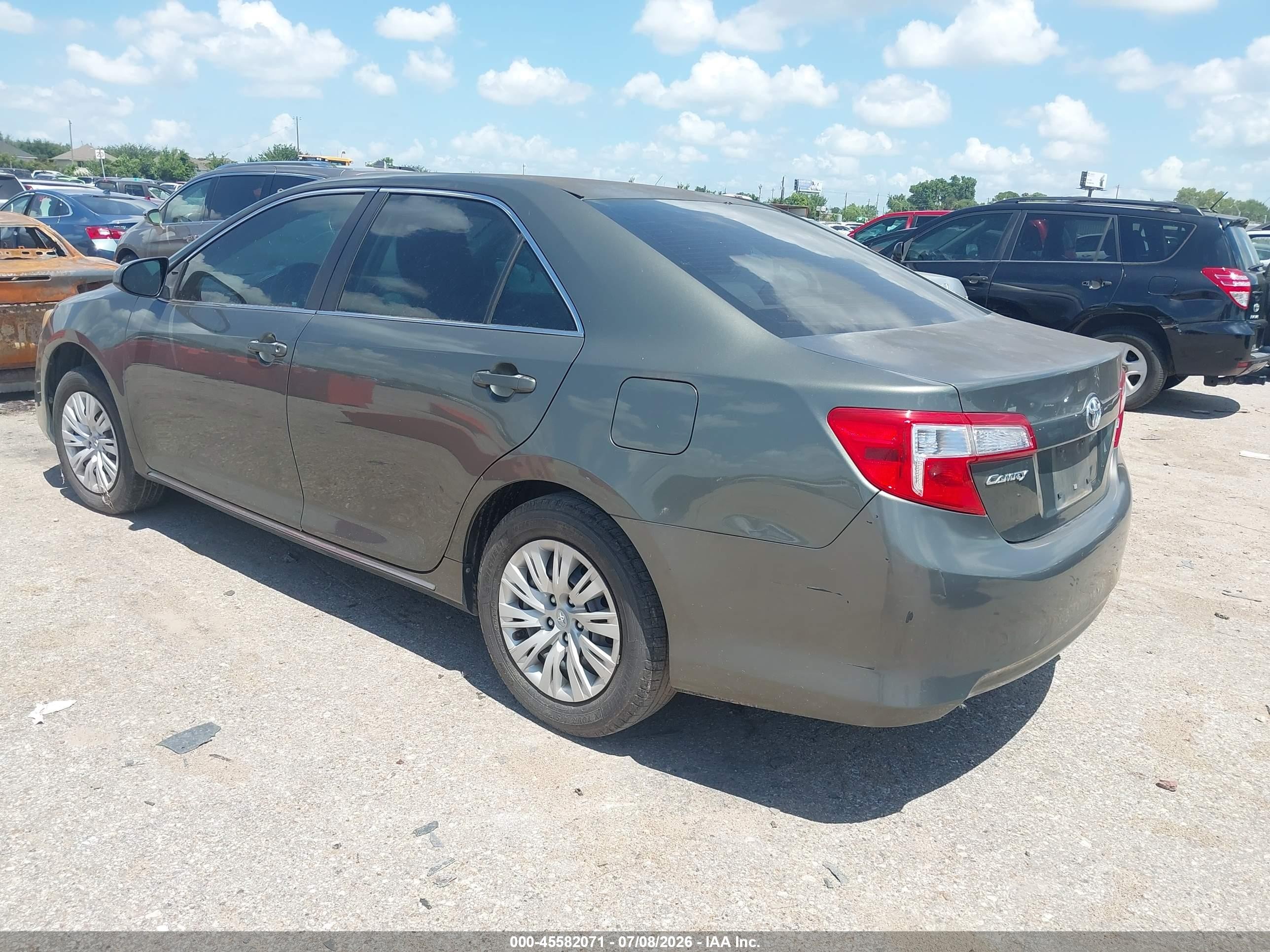 2012 Toyota Camry Le Green vin: 4T1BF1FK5CU630854