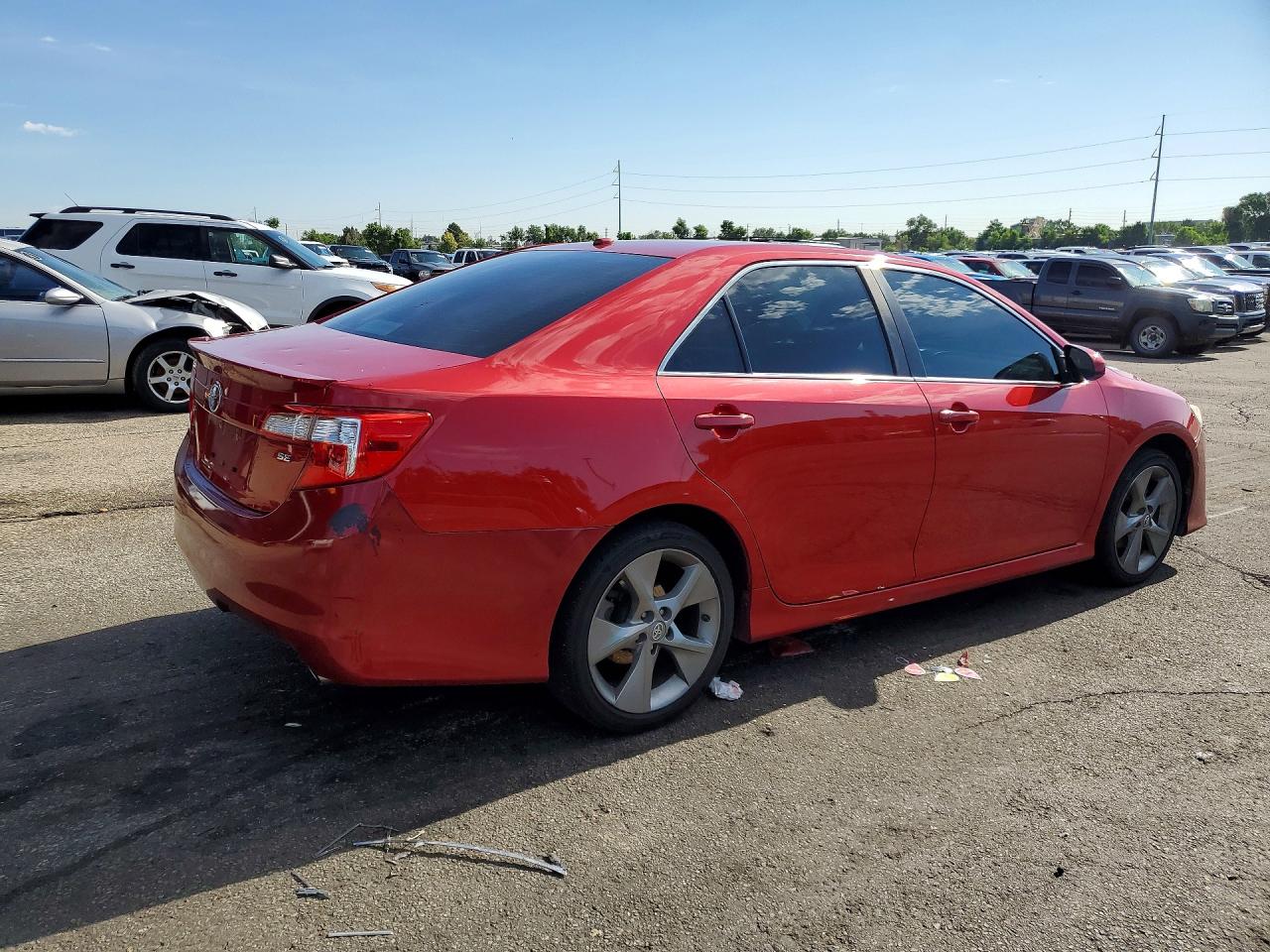 2012 Toyota Camry Se Sport Limited Edition Red vin: 4T1BF1FK5CU635004