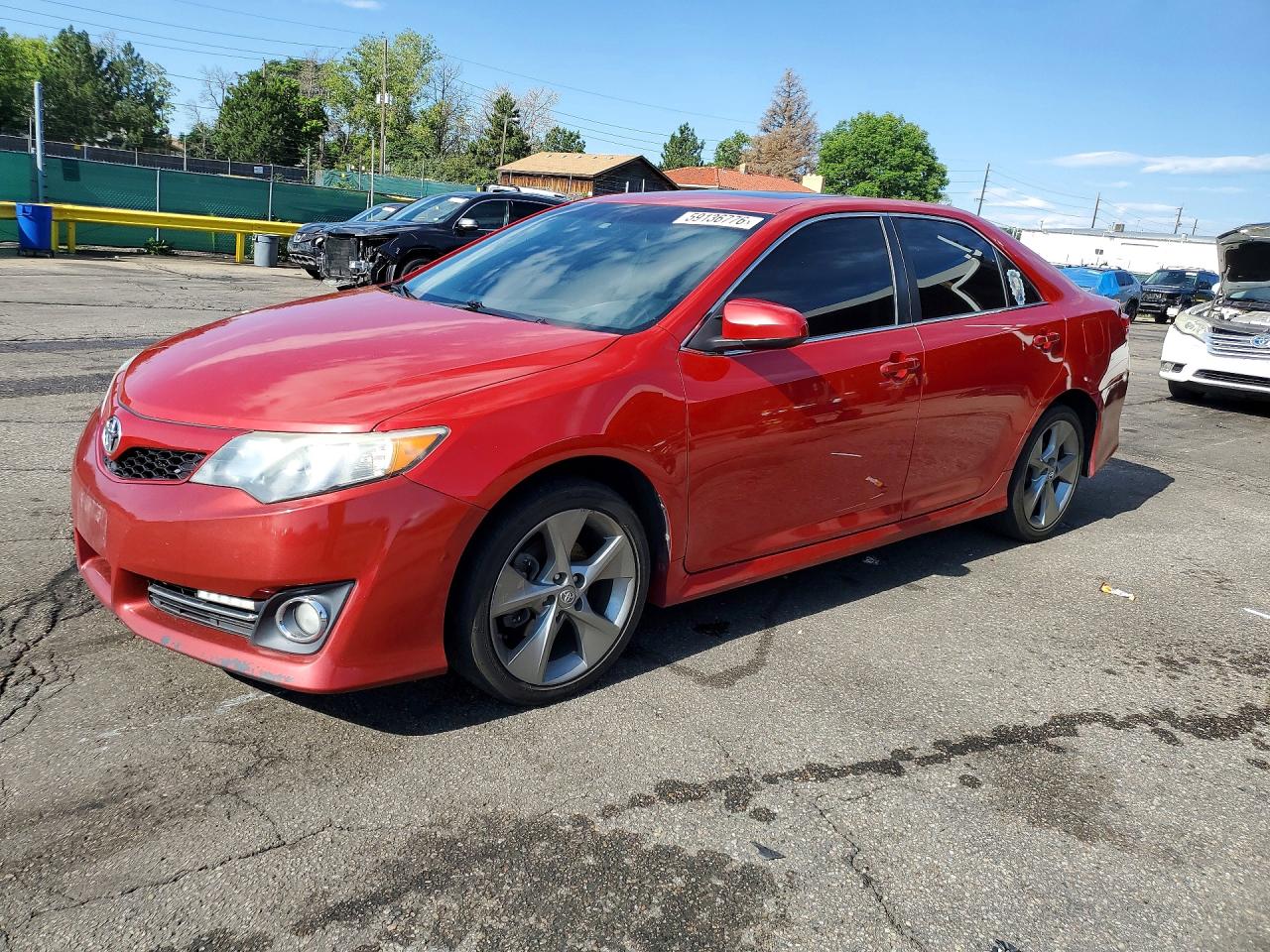 2012 Toyota Camry Se Sport Limited Edition Red vin: 4T1BF1FK5CU635004