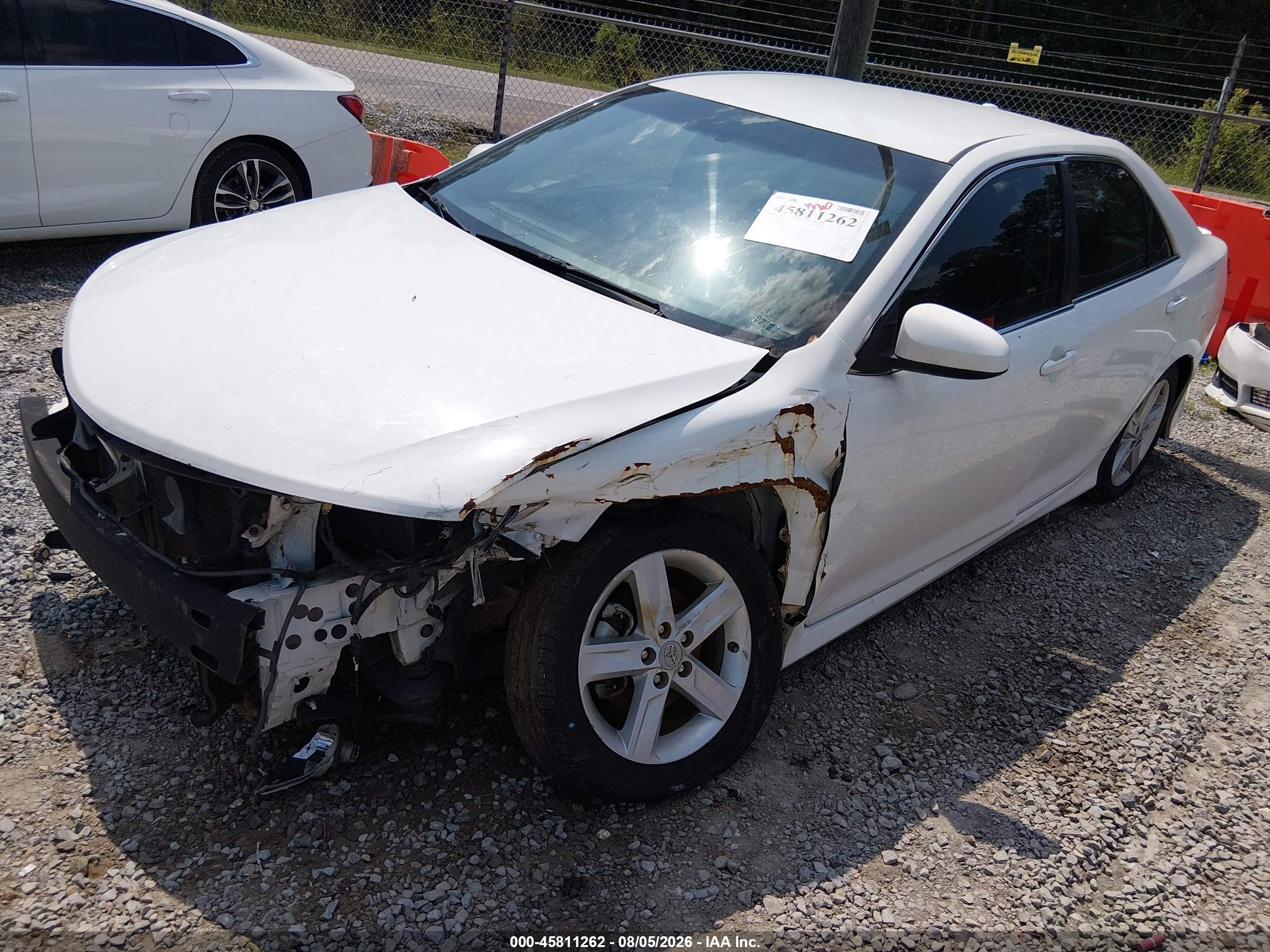 2013 Toyota Camry Se White vin: 4T1BF1FK5DU209539