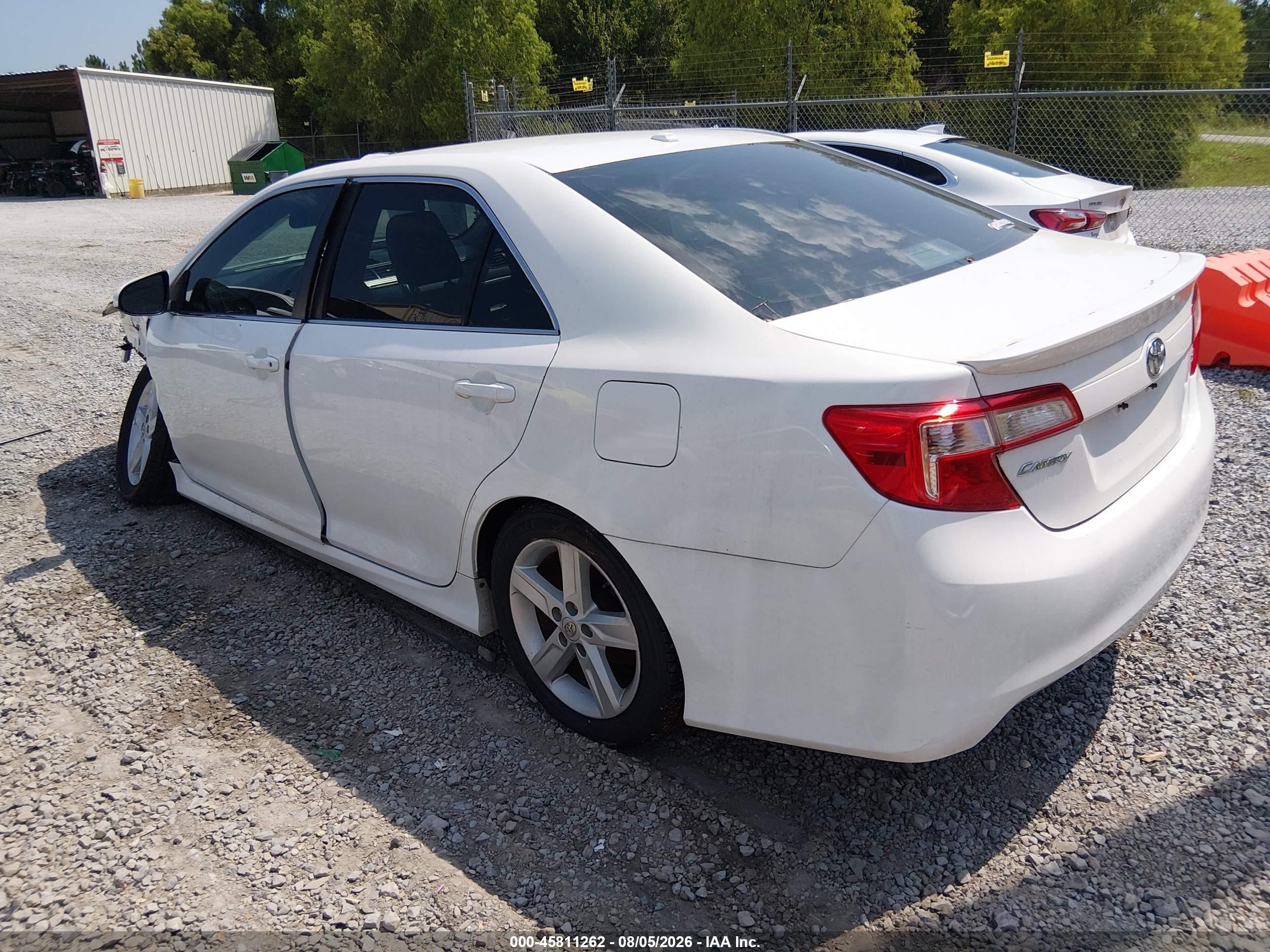 2013 Toyota Camry Se White vin: 4T1BF1FK5DU209539