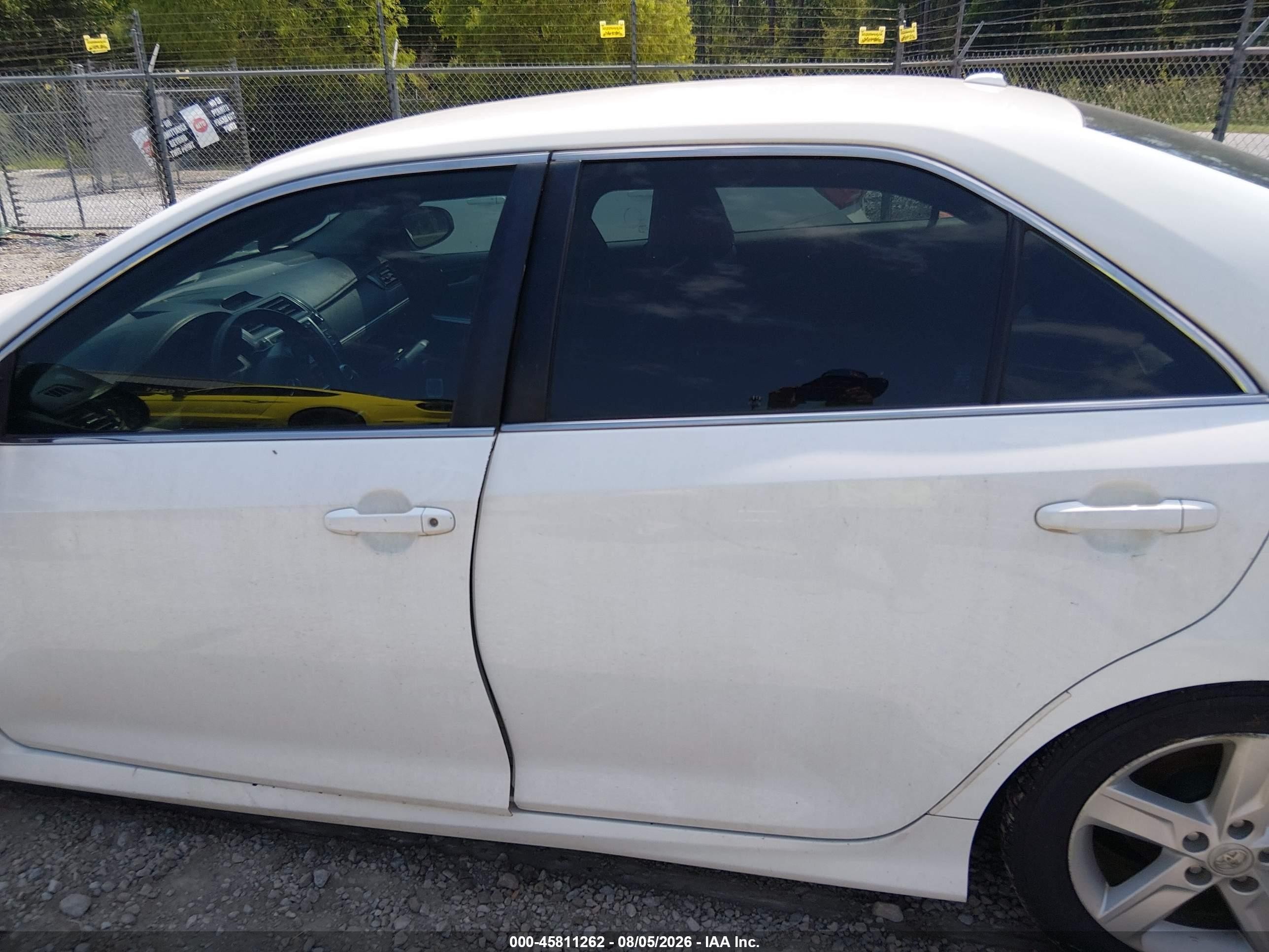 2013 Toyota Camry Se White vin: 4T1BF1FK5DU209539
