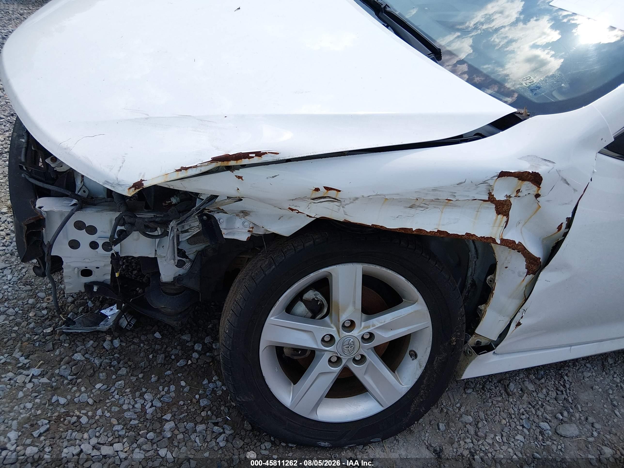 2013 Toyota Camry Se White vin: 4T1BF1FK5DU209539