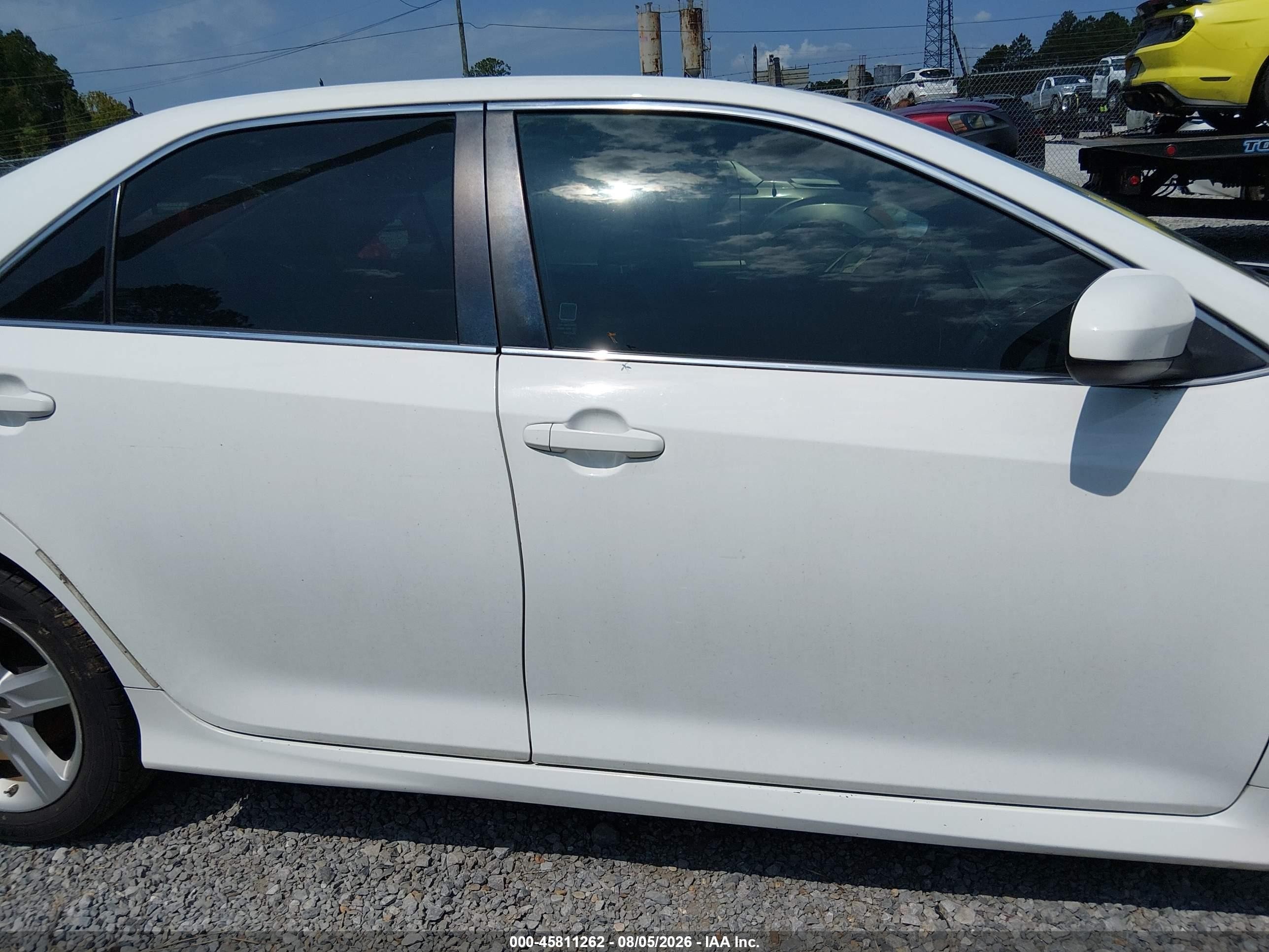 2013 Toyota Camry Se White vin: 4T1BF1FK5DU209539