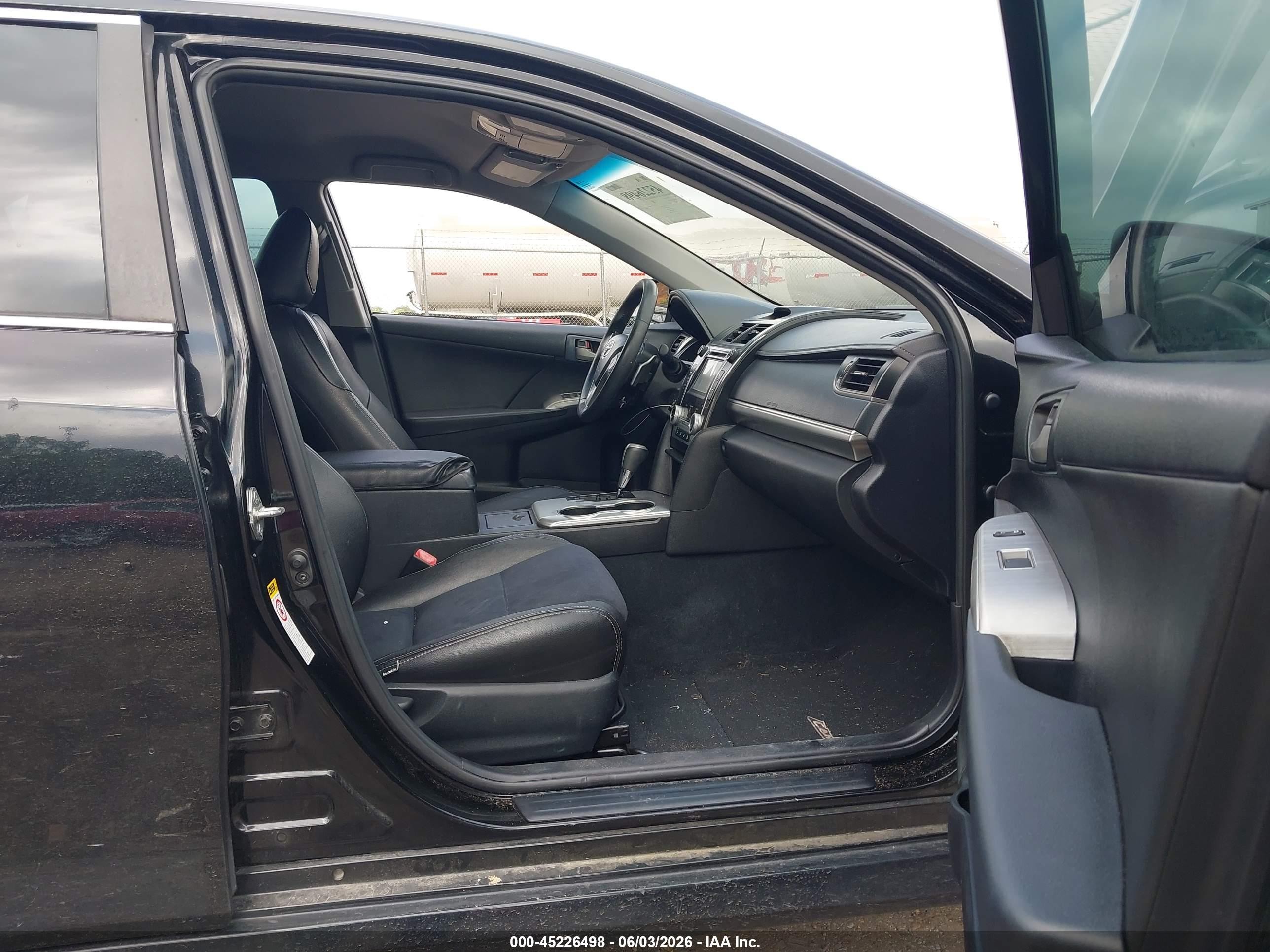 2013 Toyota Camry Se Black vin: 4T1BF1FK5DU216006