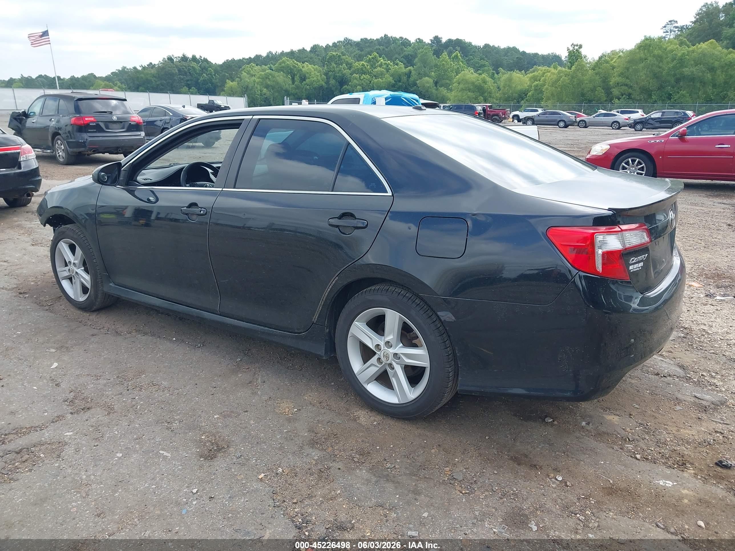 2013 Toyota Camry Se Black vin: 4T1BF1FK5DU216006