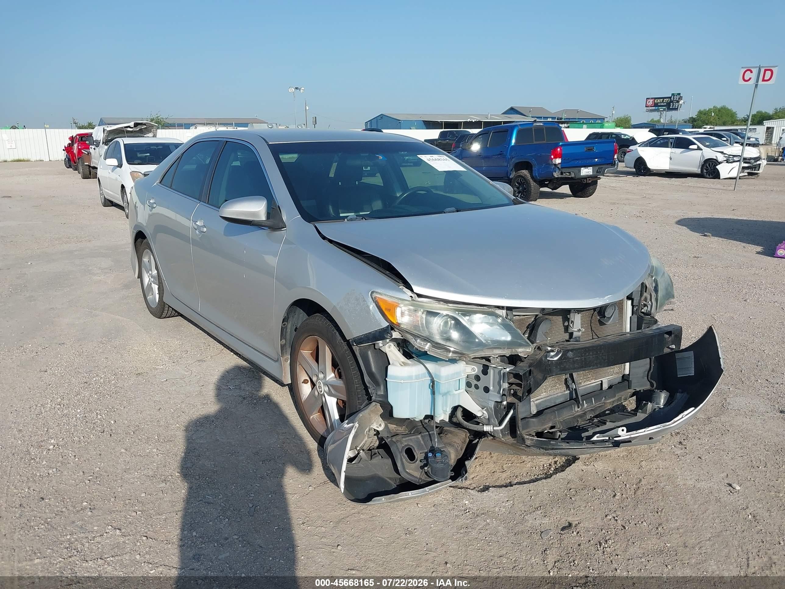 2013 Toyota Camry Se Silver vin: 4T1BF1FK5DU223019