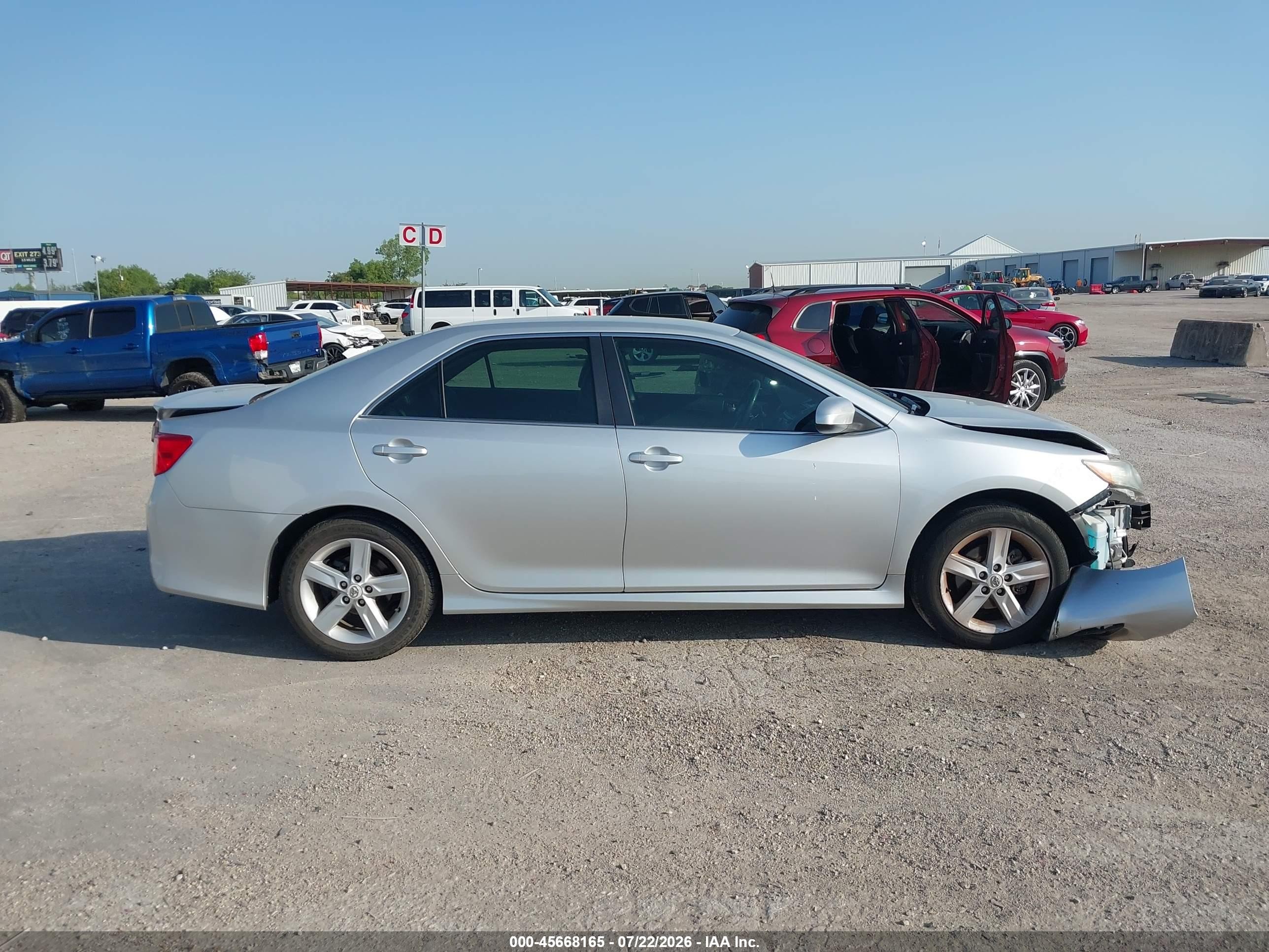 2013 Toyota Camry Se Silver vin: 4T1BF1FK5DU223019