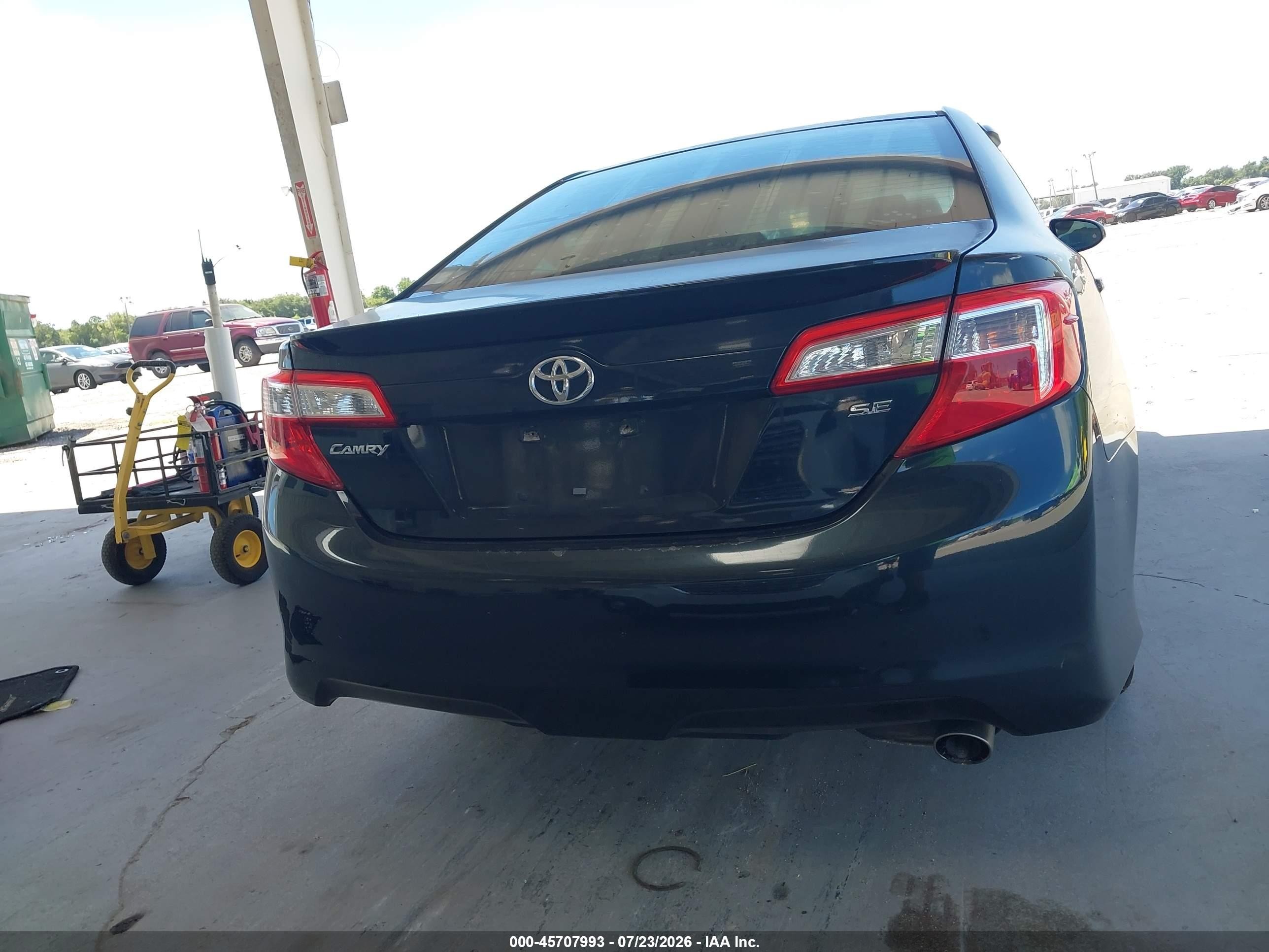 2013 Toyota Camry Se Dark Blue vin: 4T1BF1FK5DU227829
