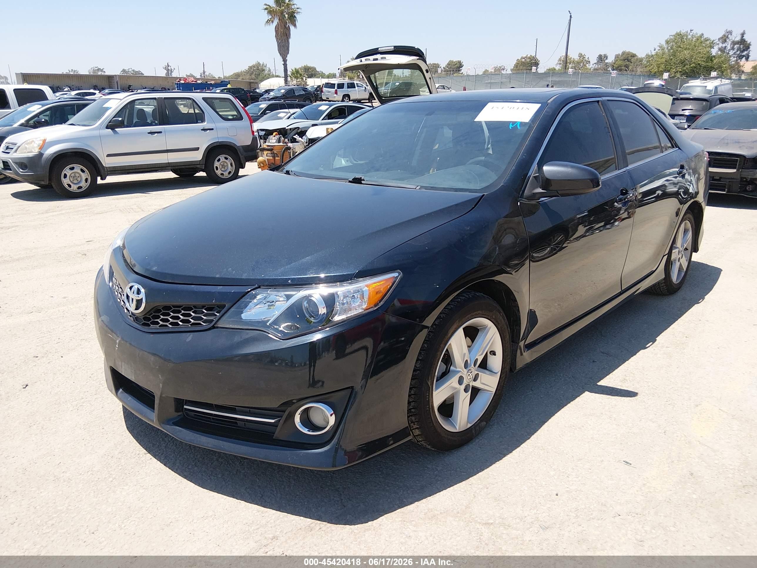 2013 Toyota Camry Se Dark Blue vin: 4T1BF1FK5DU237504
