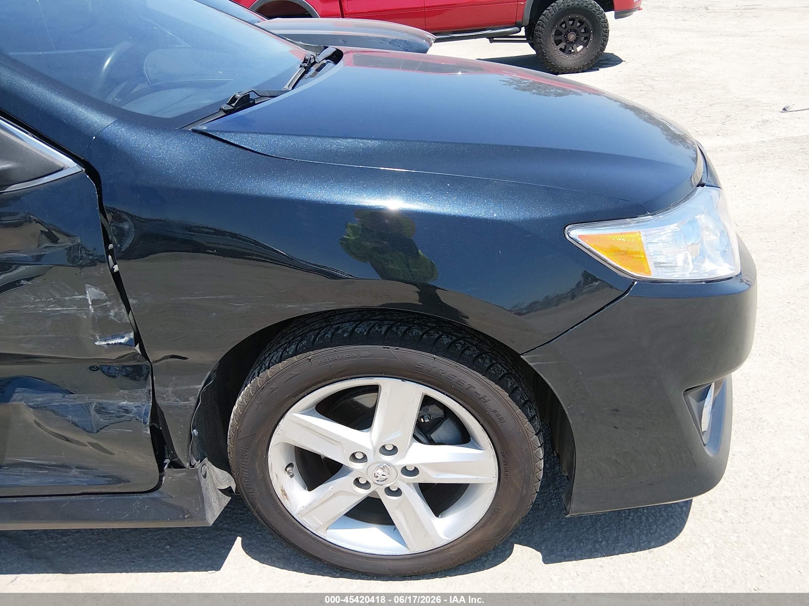 2013 Toyota Camry Se Dark Blue vin: 4T1BF1FK5DU237504
