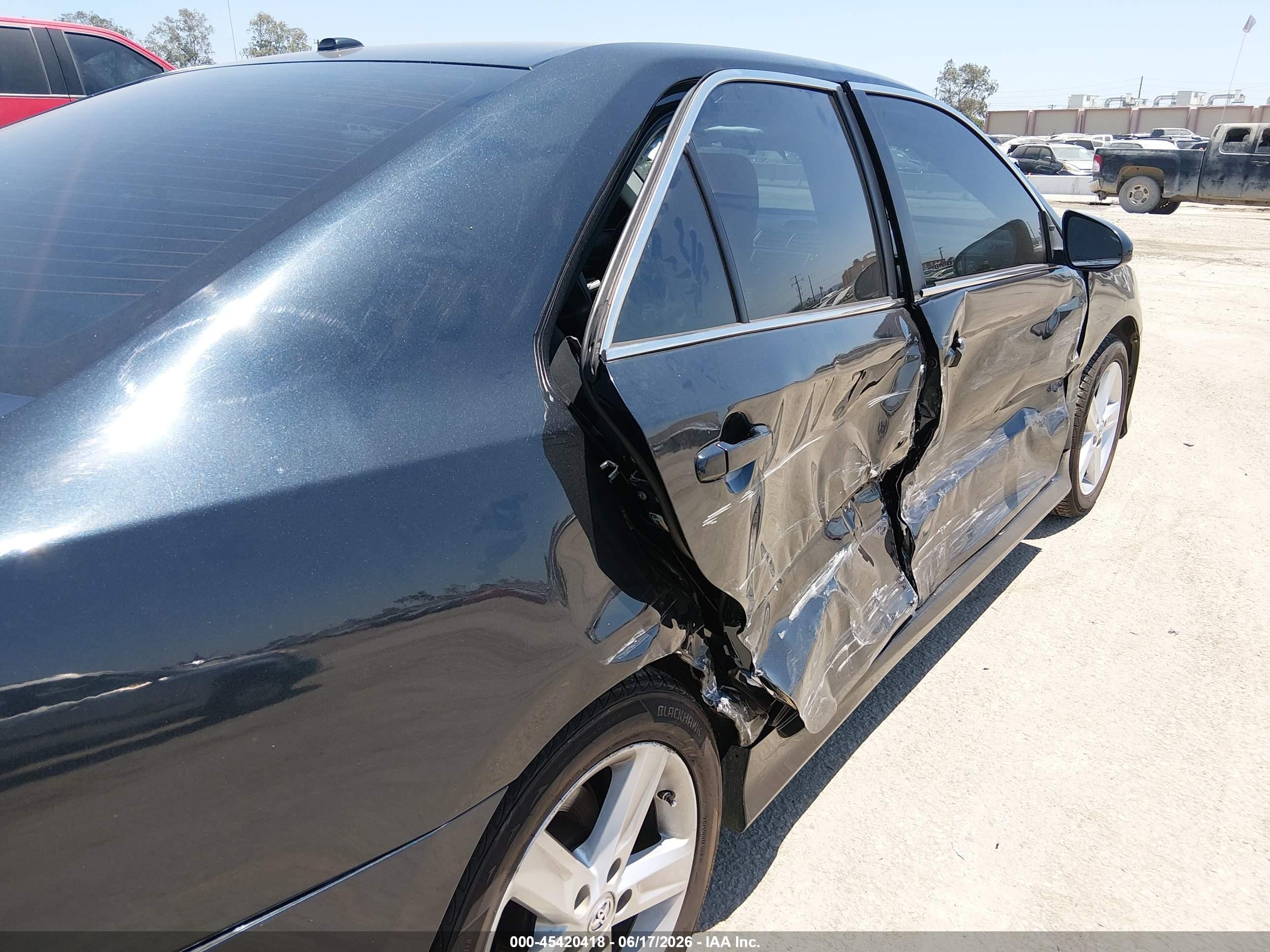 2013 Toyota Camry Se Dark Blue vin: 4T1BF1FK5DU237504