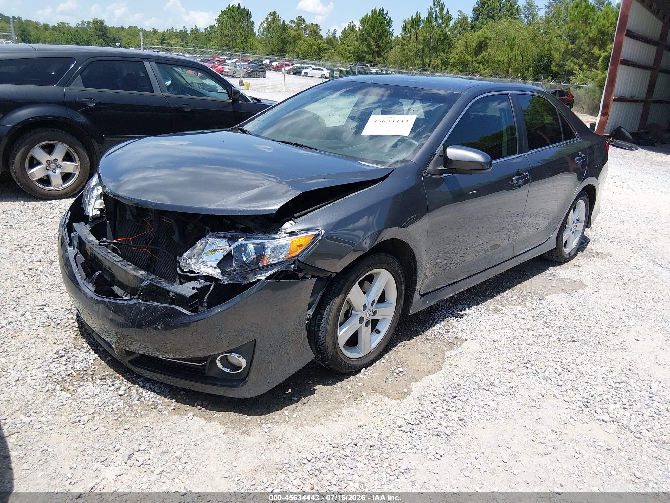 2013 Toyota Camry Se Серый vin: 4T1BF1FK5DU239740