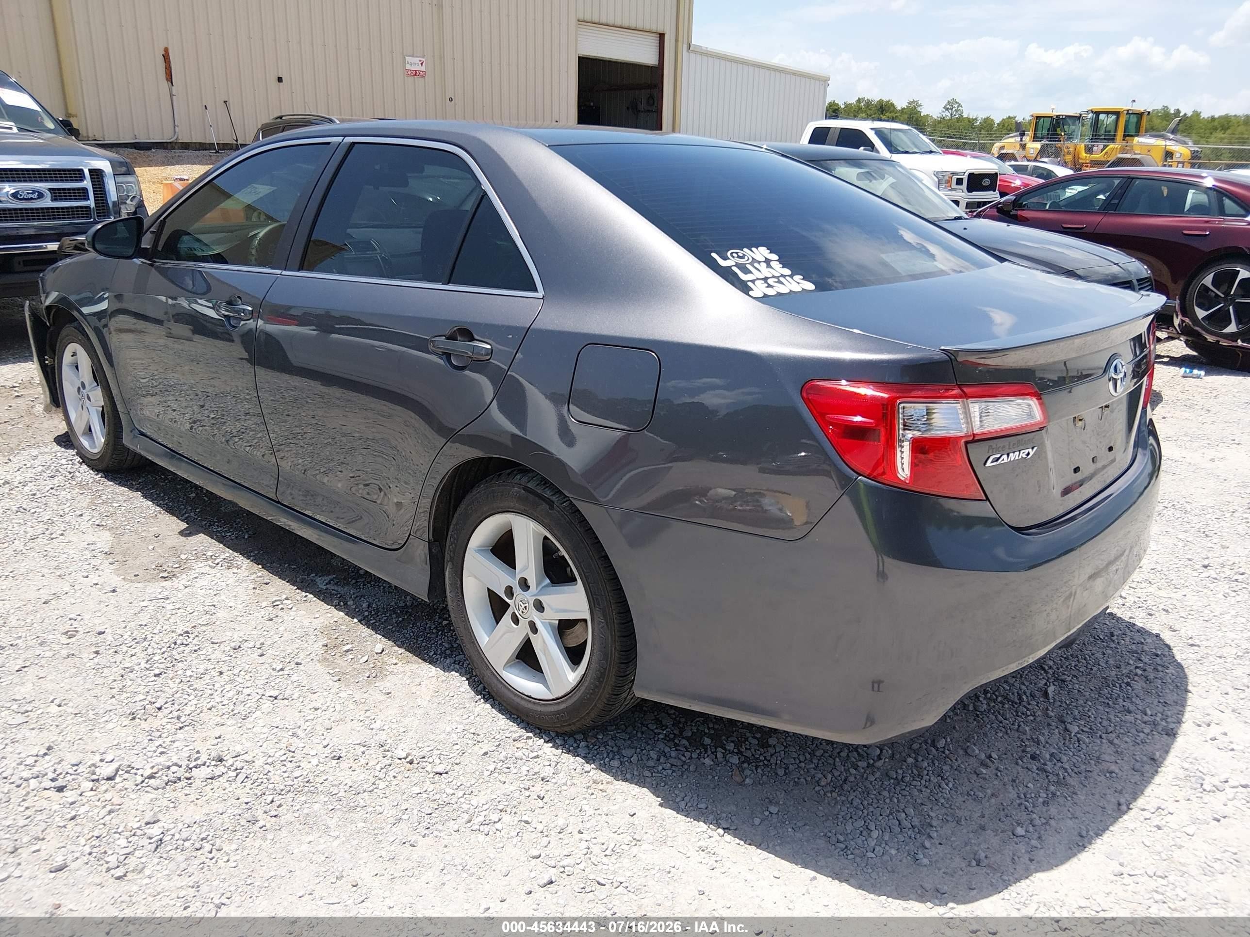 2013 Toyota Camry Se Серый vin: 4T1BF1FK5DU239740