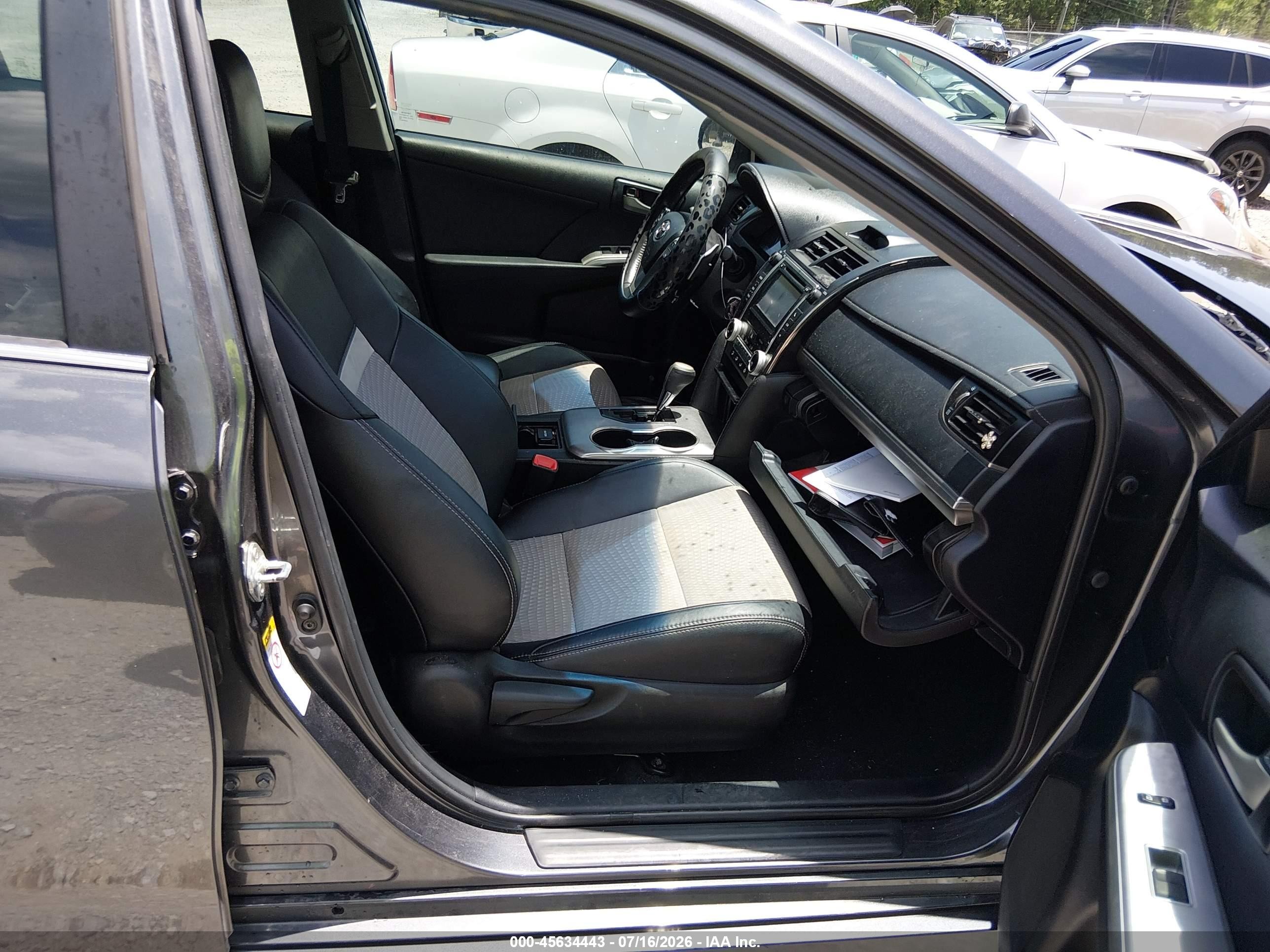 2013 Toyota Camry Se Серый vin: 4T1BF1FK5DU239740