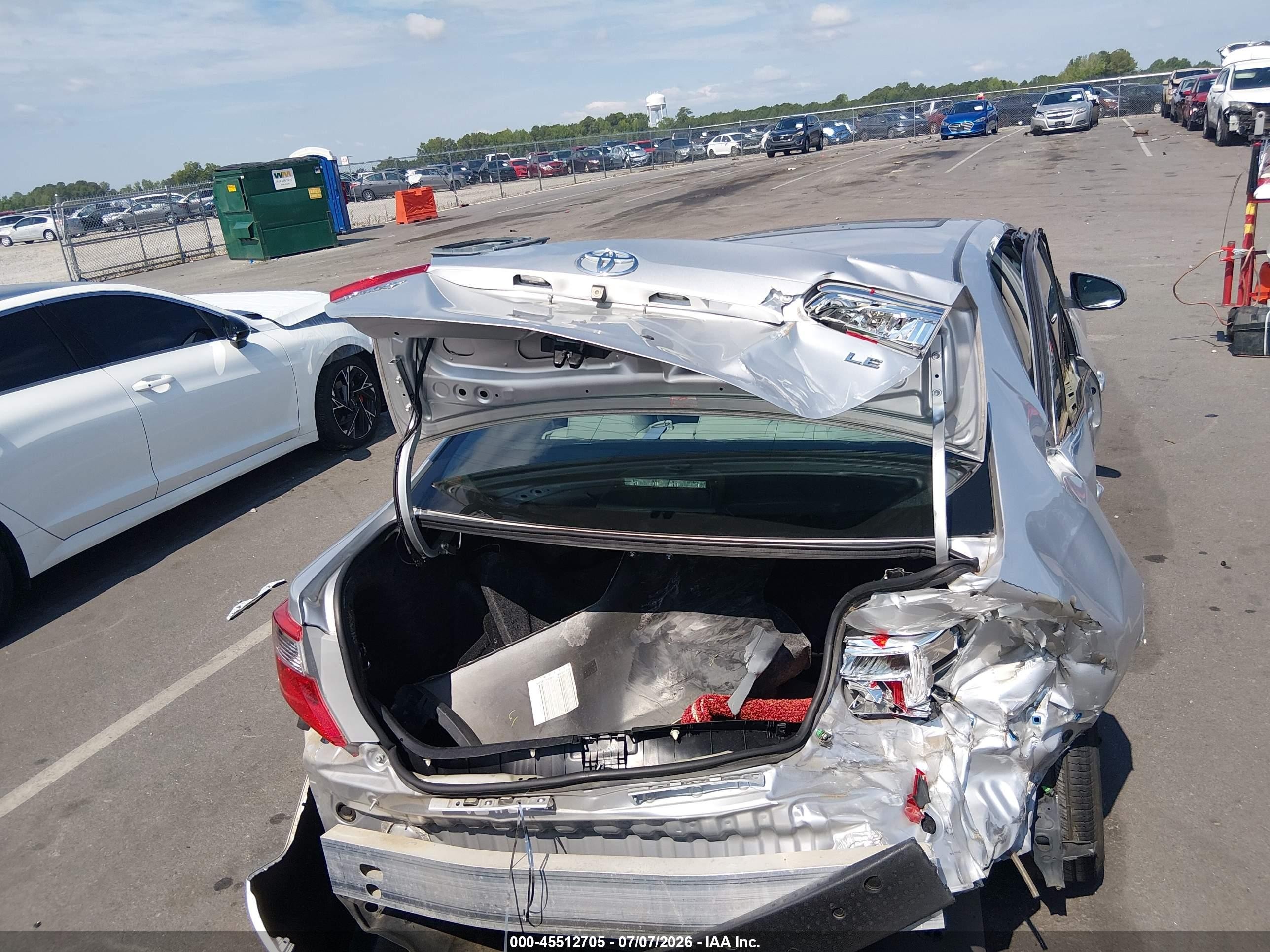 2013 Toyota Camry Le Silver vin: 4T1BF1FK5DU241150
