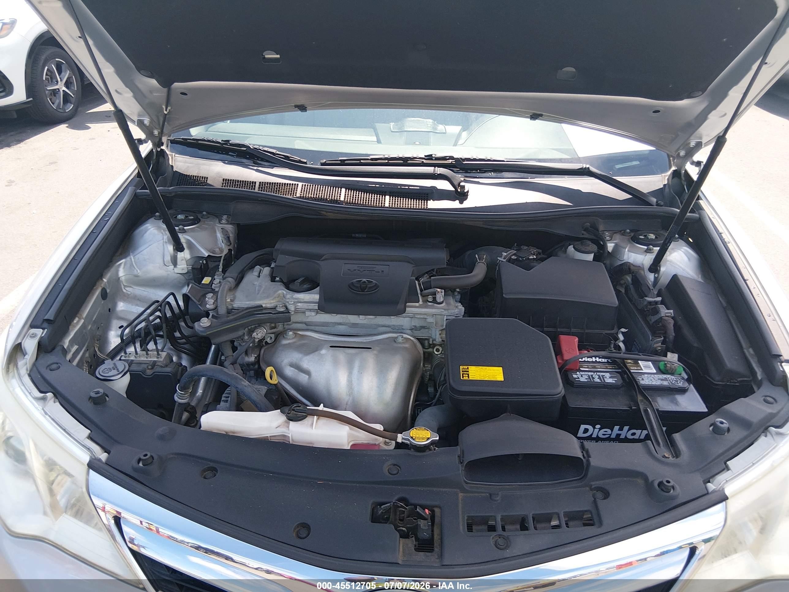 2013 Toyota Camry Le Silver vin: 4T1BF1FK5DU241150