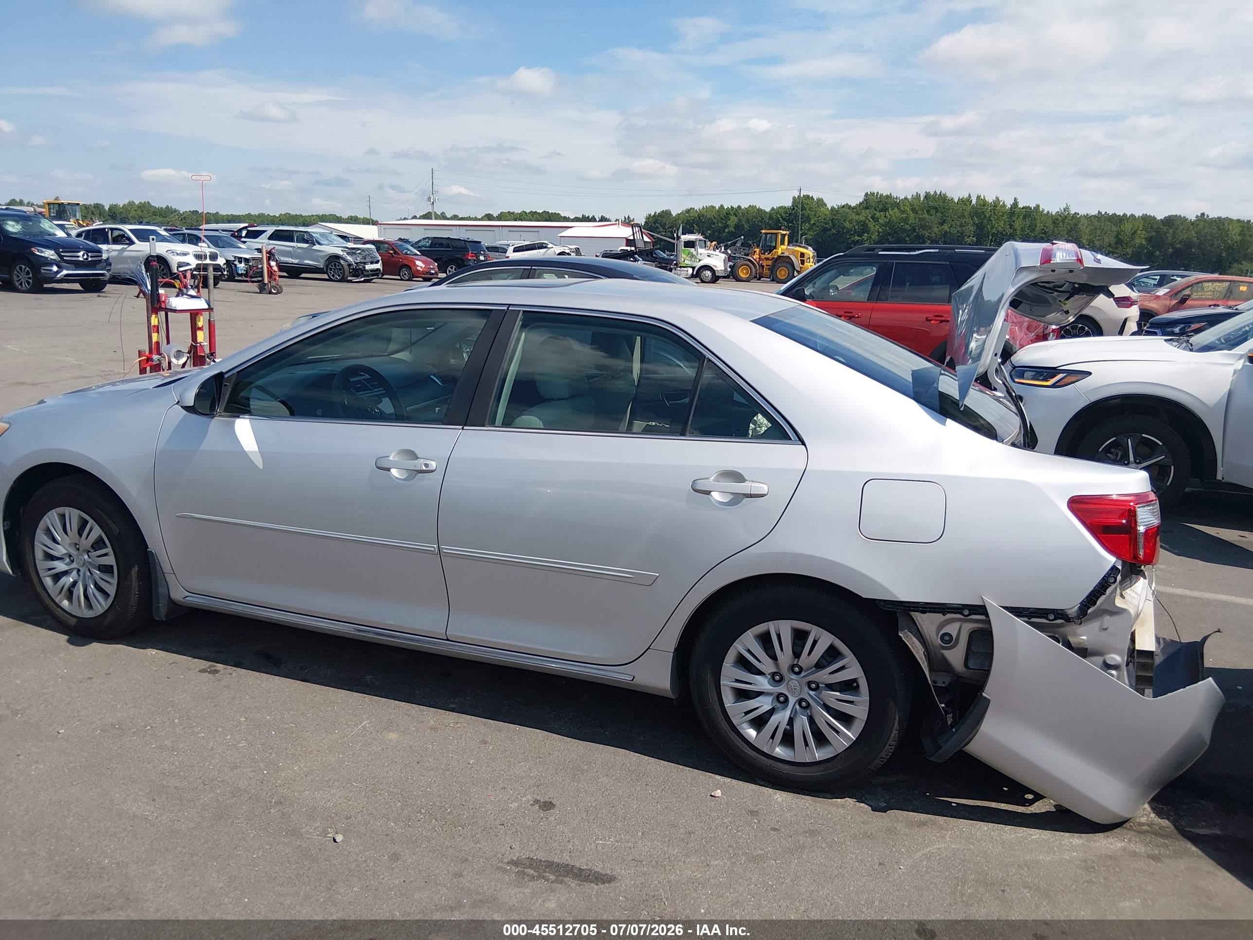 2013 Toyota Camry Le Silver vin: 4T1BF1FK5DU241150
