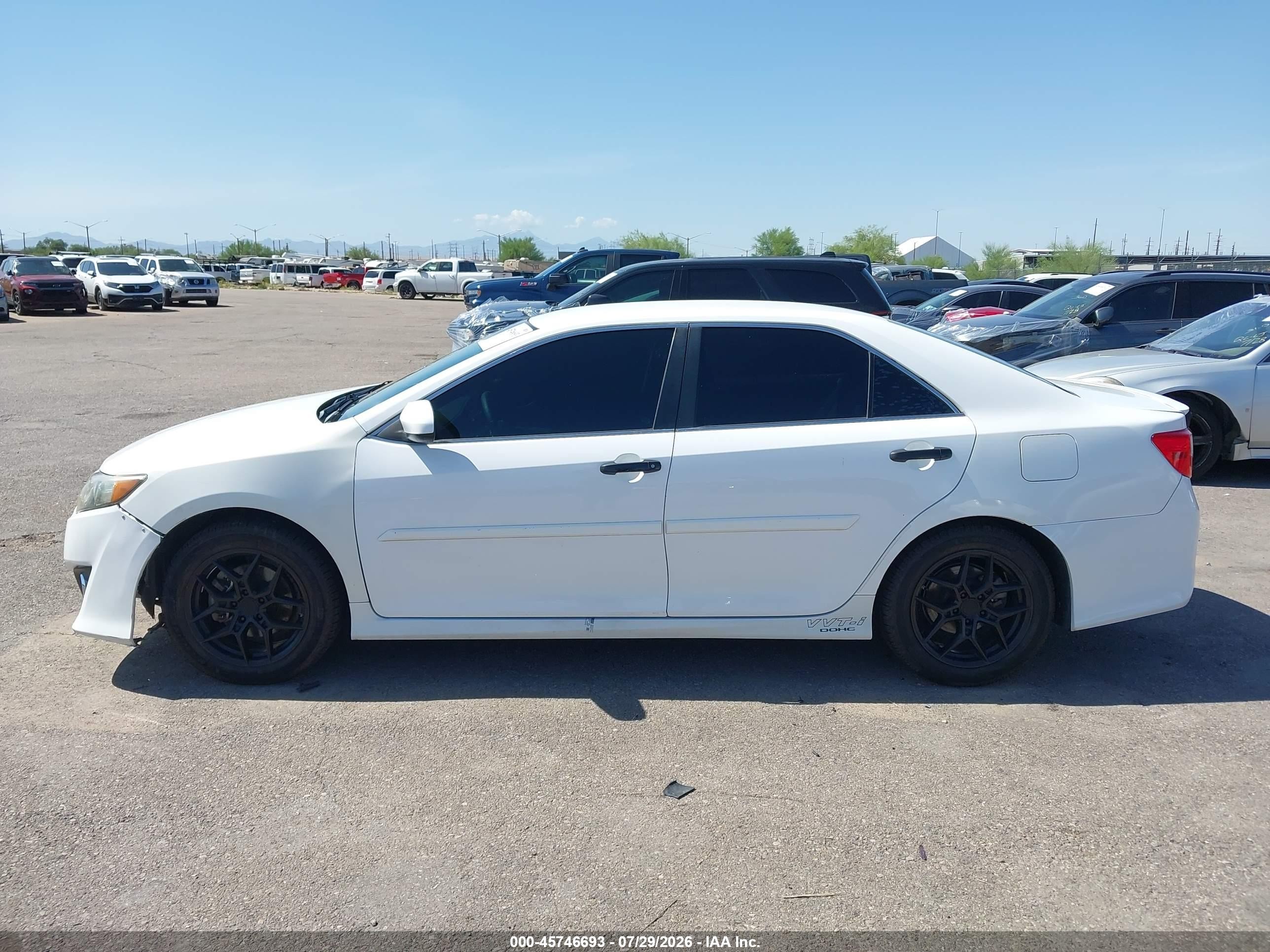 2013 Toyota Camry Se White vin: 4T1BF1FK5DU243108