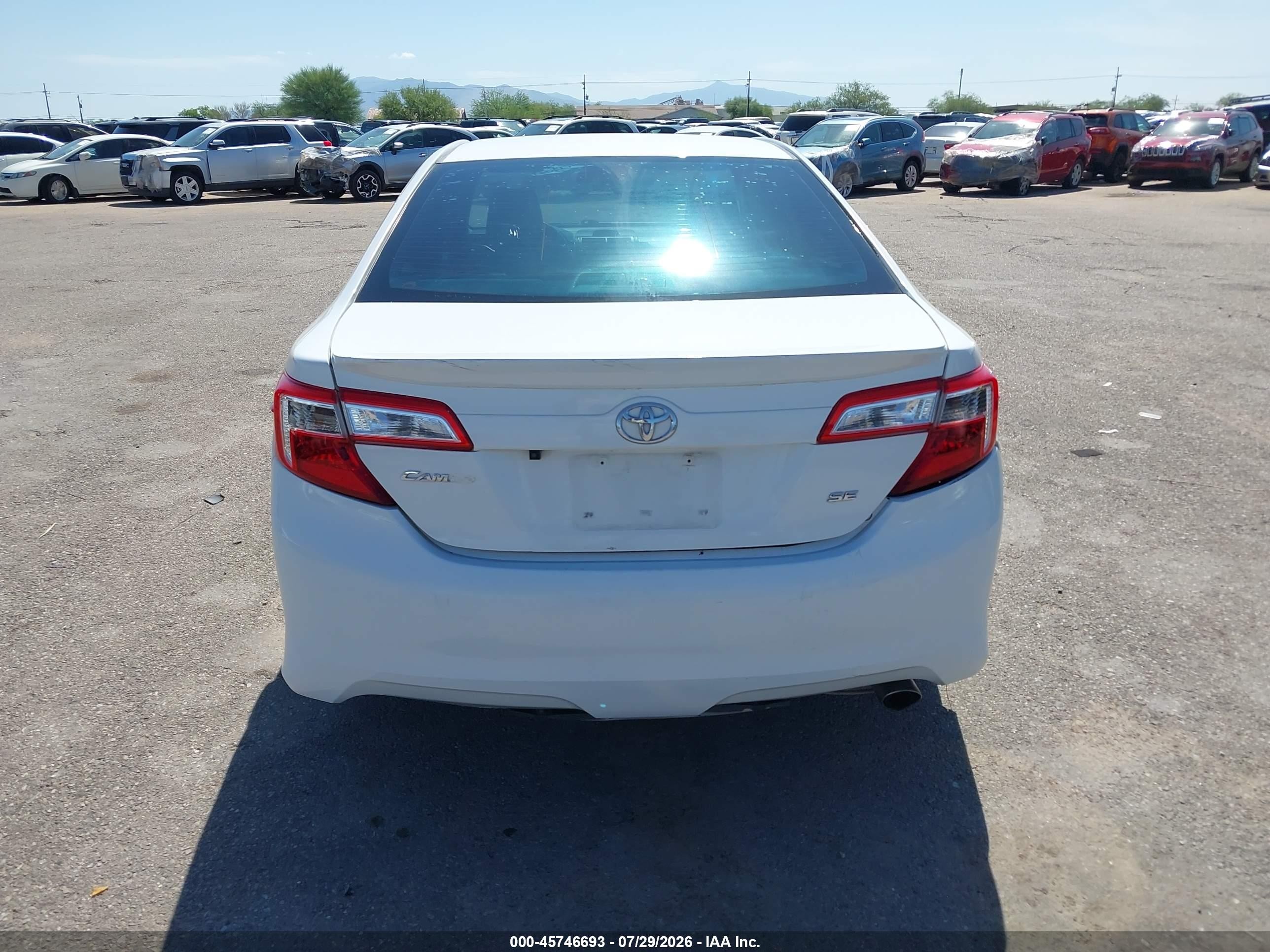 2013 Toyota Camry Se White vin: 4T1BF1FK5DU243108