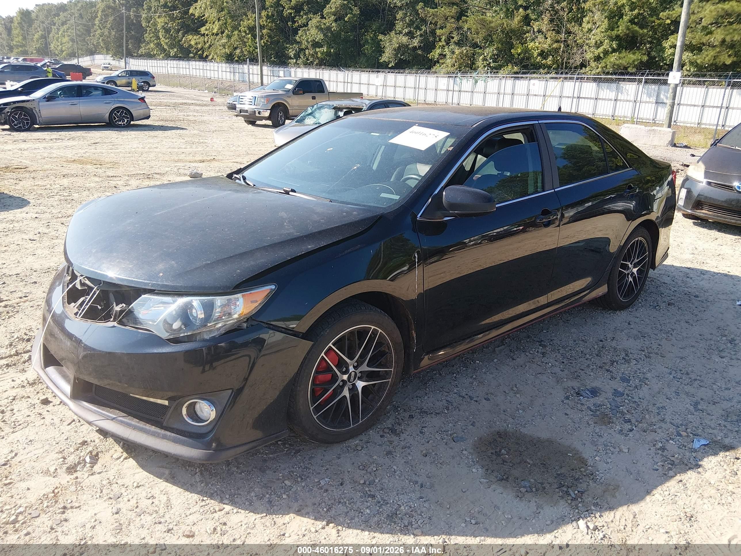2013 Toyota Camry Se Black vin: 4T1BF1FK5DU258448