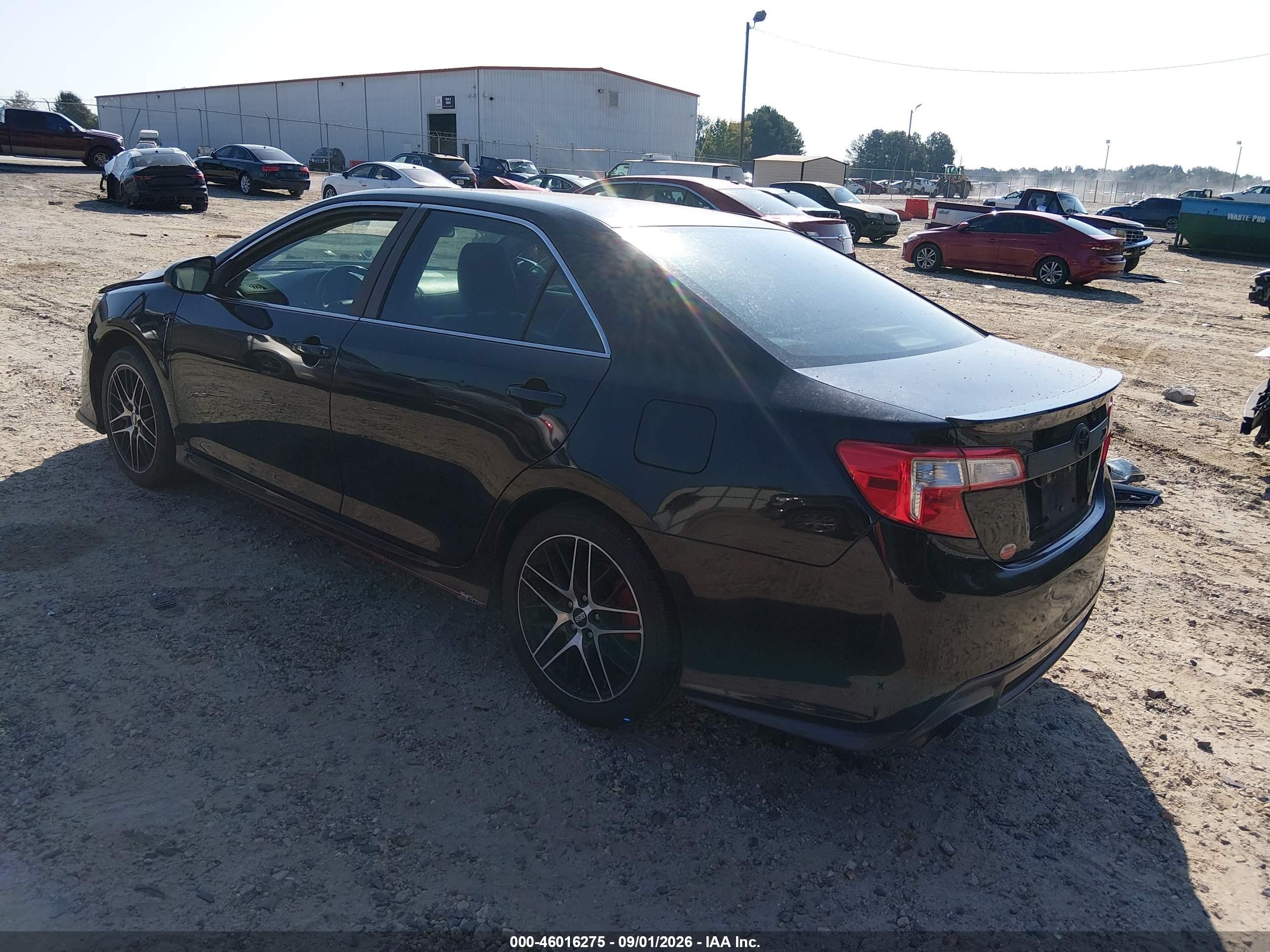 2013 Toyota Camry Se Black vin: 4T1BF1FK5DU258448