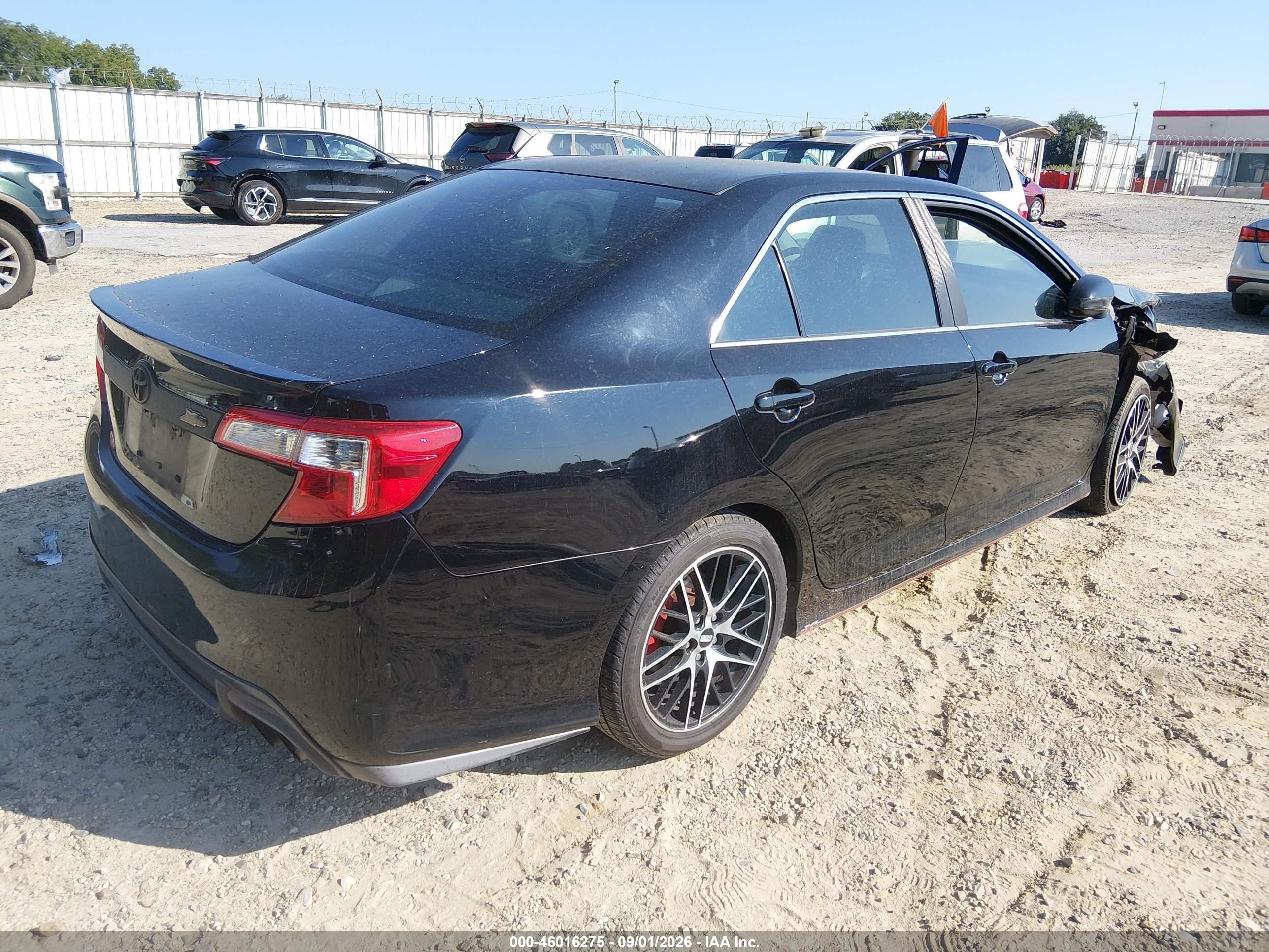2013 Toyota Camry Se Black vin: 4T1BF1FK5DU258448