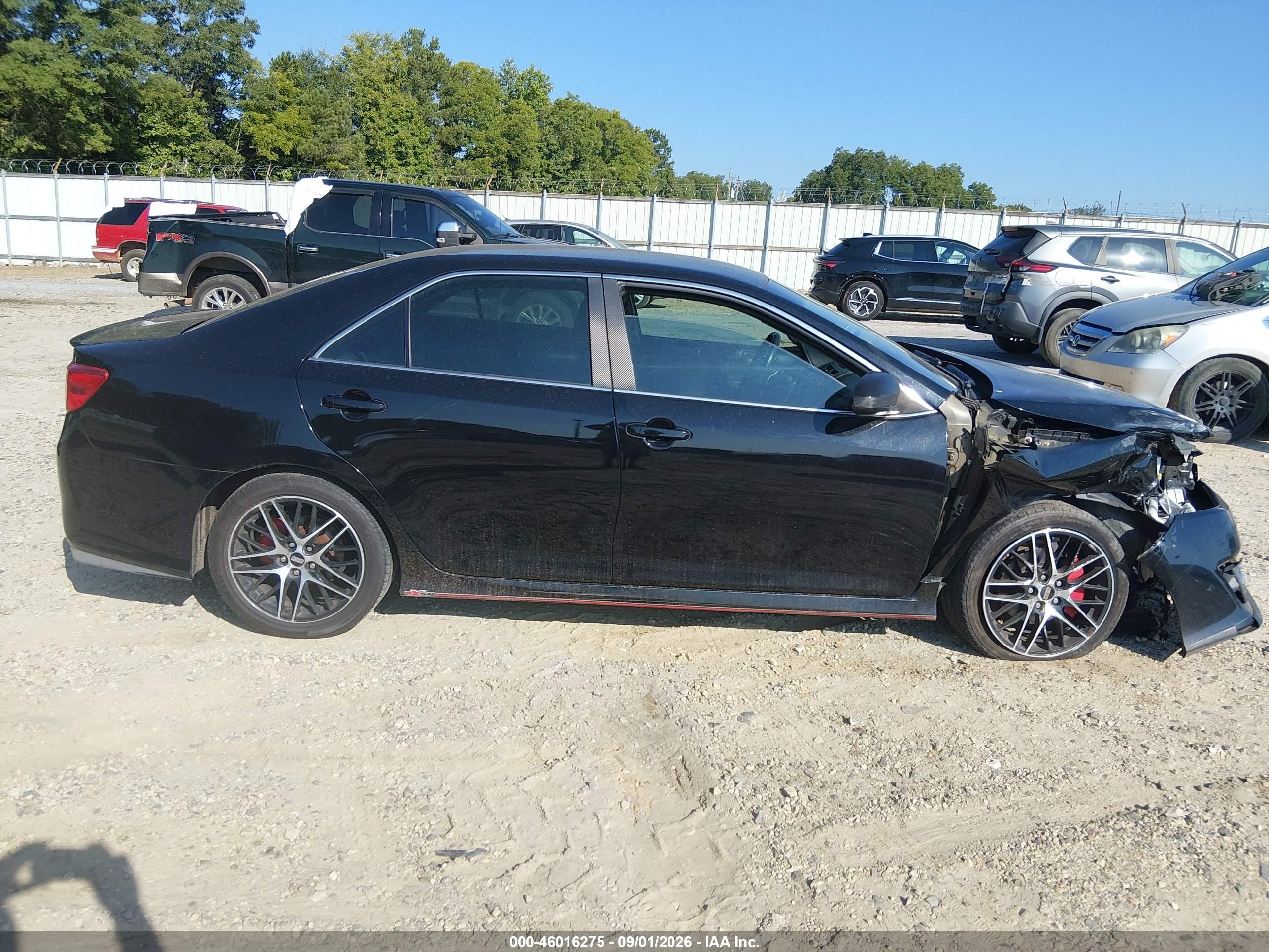 2013 Toyota Camry Se Black vin: 4T1BF1FK5DU258448