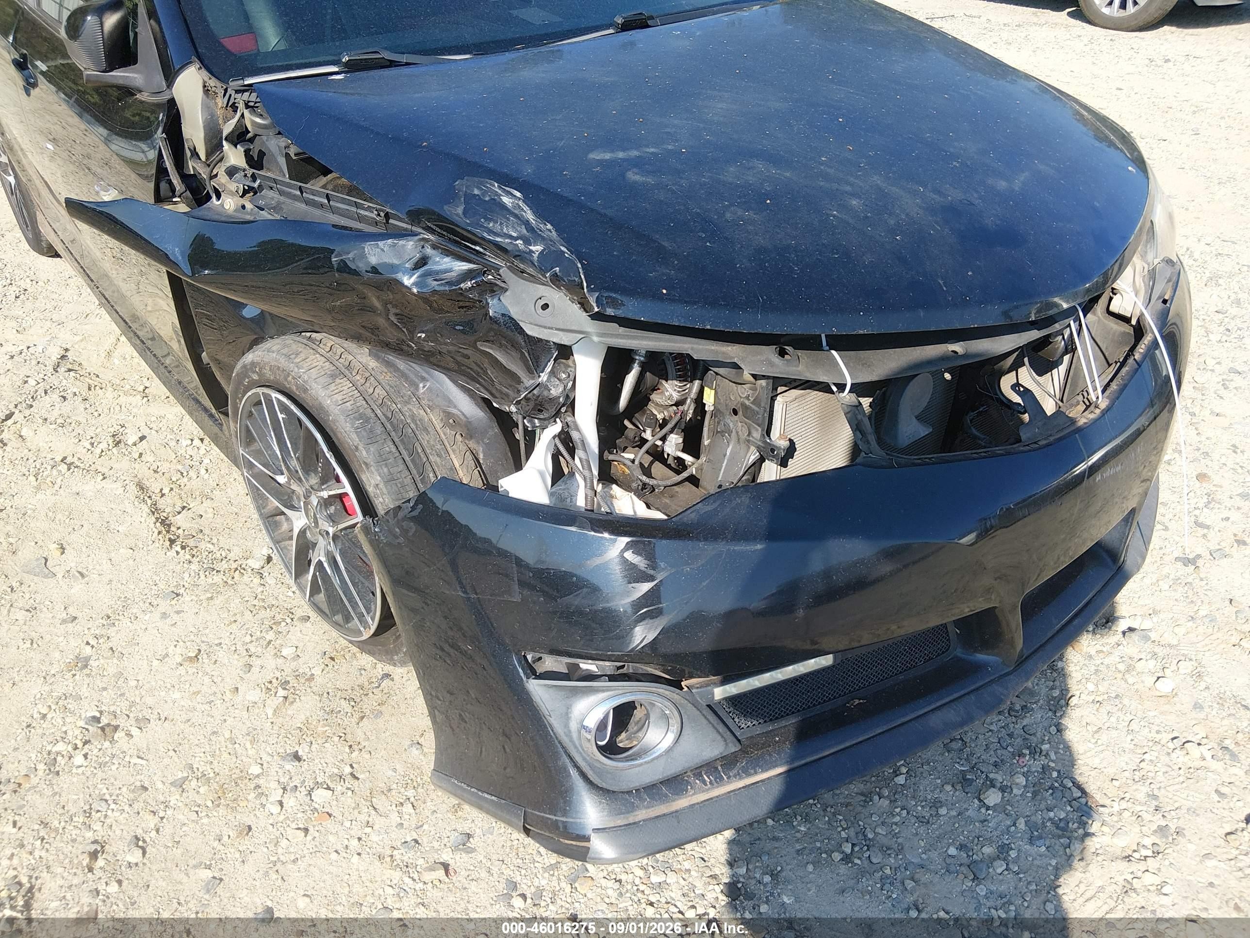 2013 Toyota Camry Se Black vin: 4T1BF1FK5DU258448