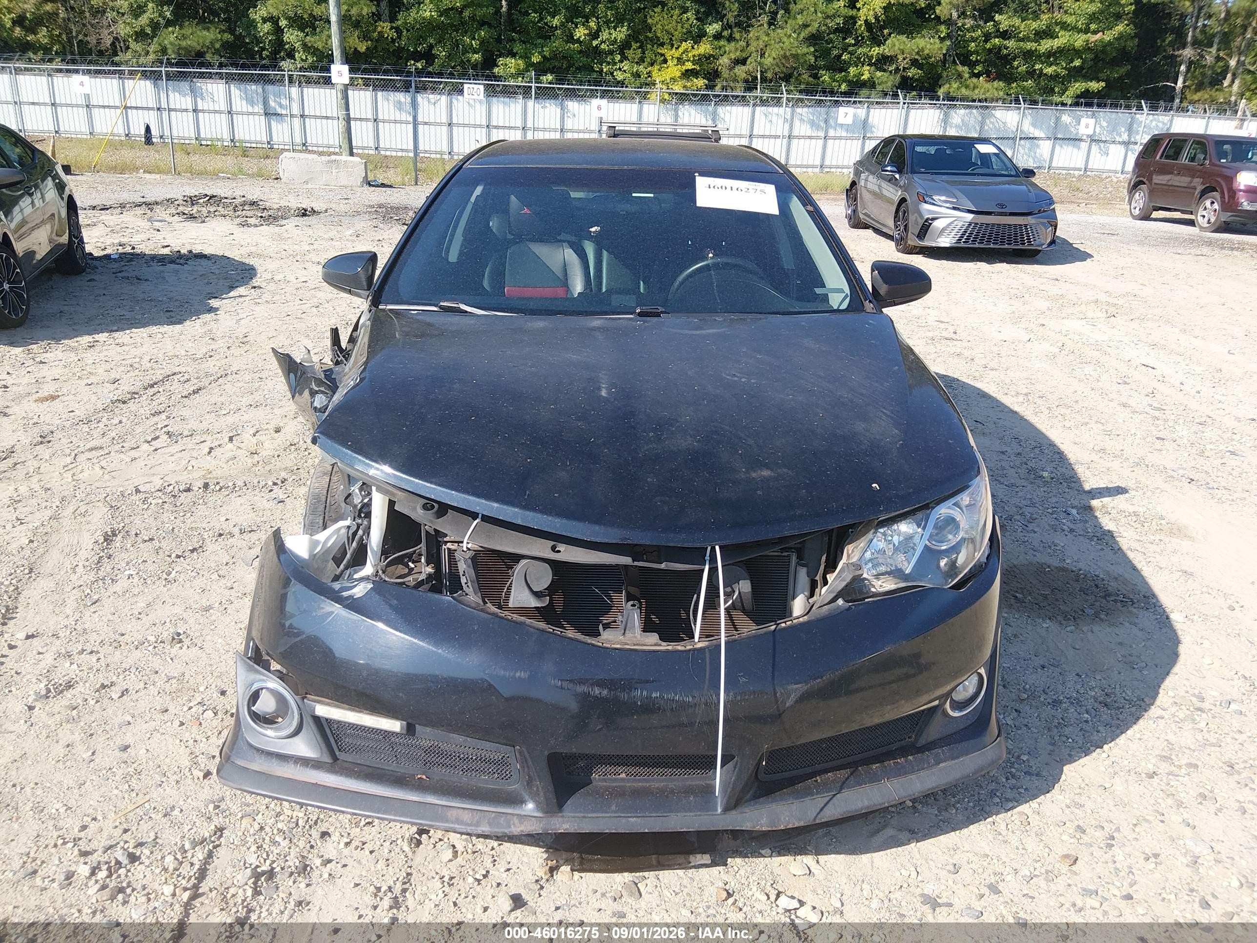 2013 Toyota Camry Se Black vin: 4T1BF1FK5DU258448
