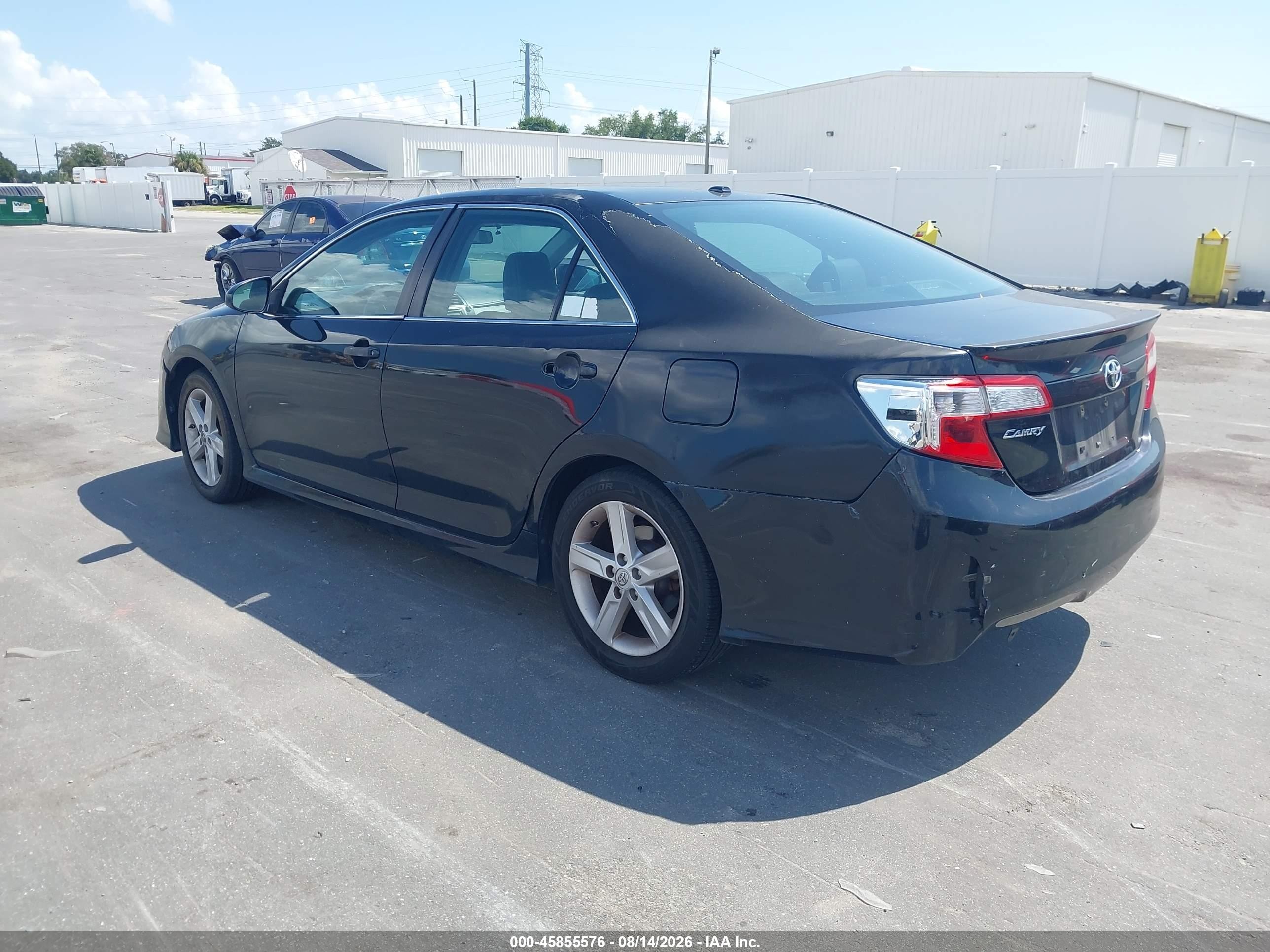 2013 Toyota Camry Se Black vin: 4T1BF1FK5DU263925