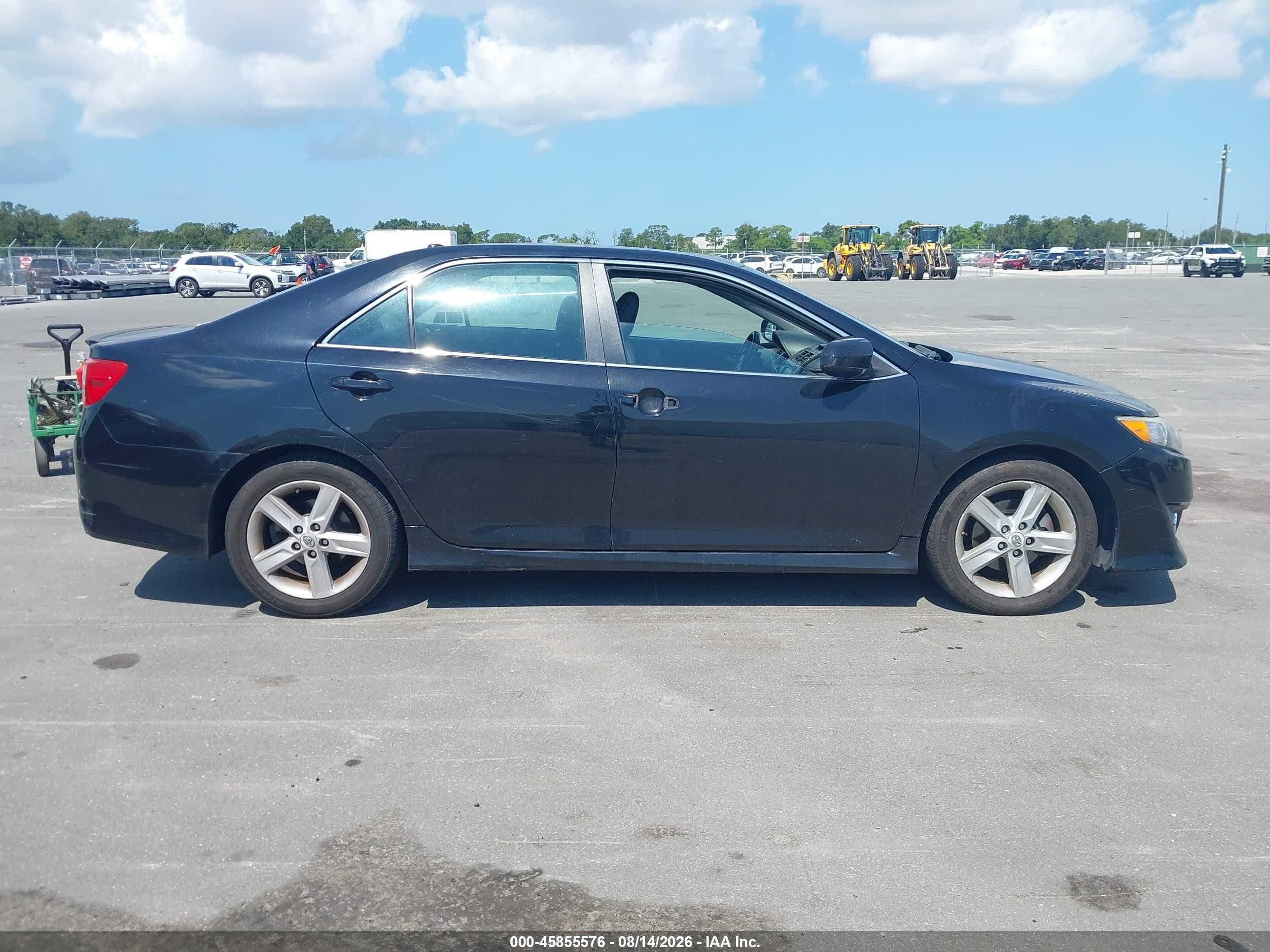 2013 Toyota Camry Se Black vin: 4T1BF1FK5DU263925