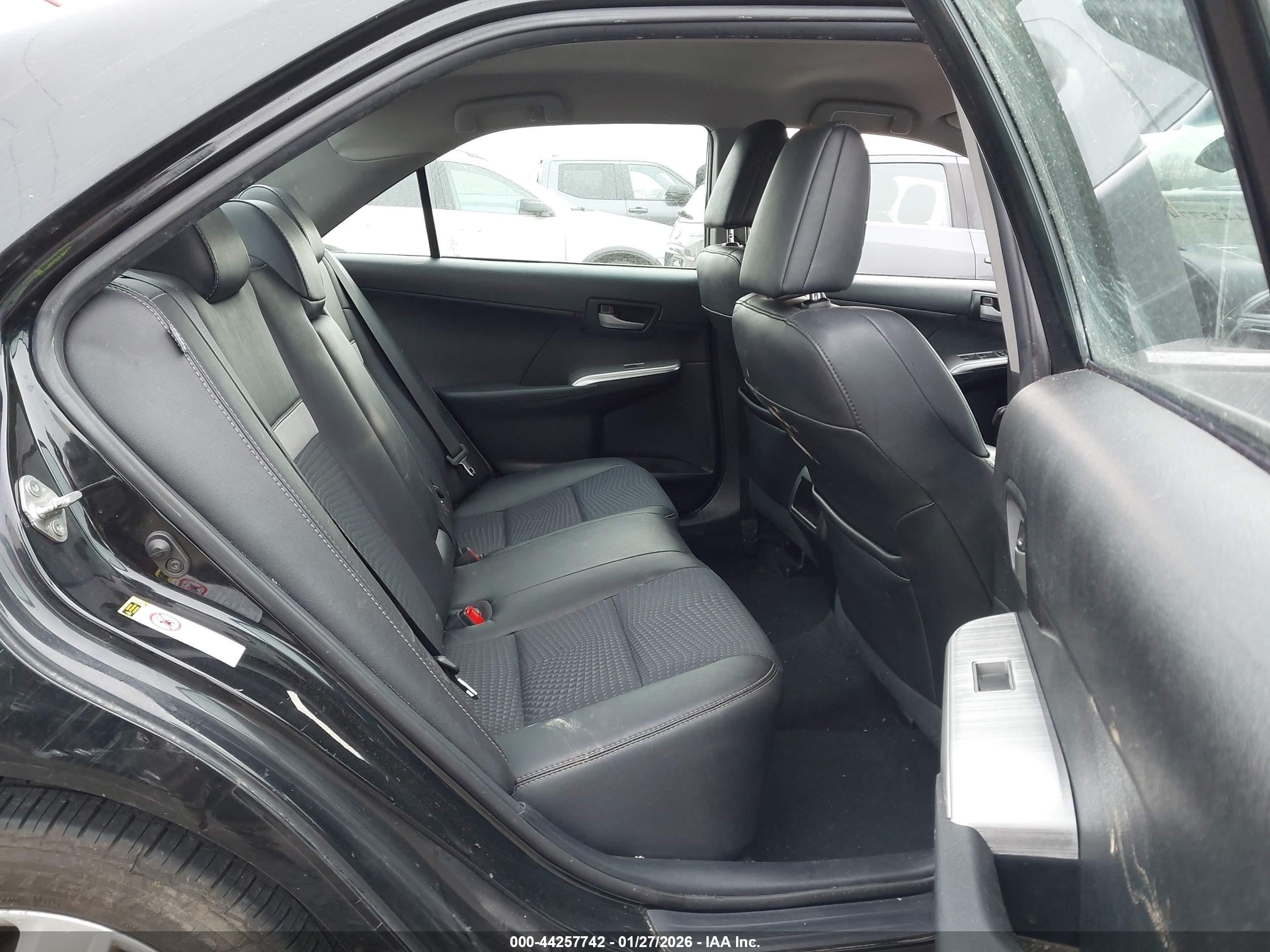 2013 Toyota Camry Se Black vin: 4T1BF1FK5DU264332