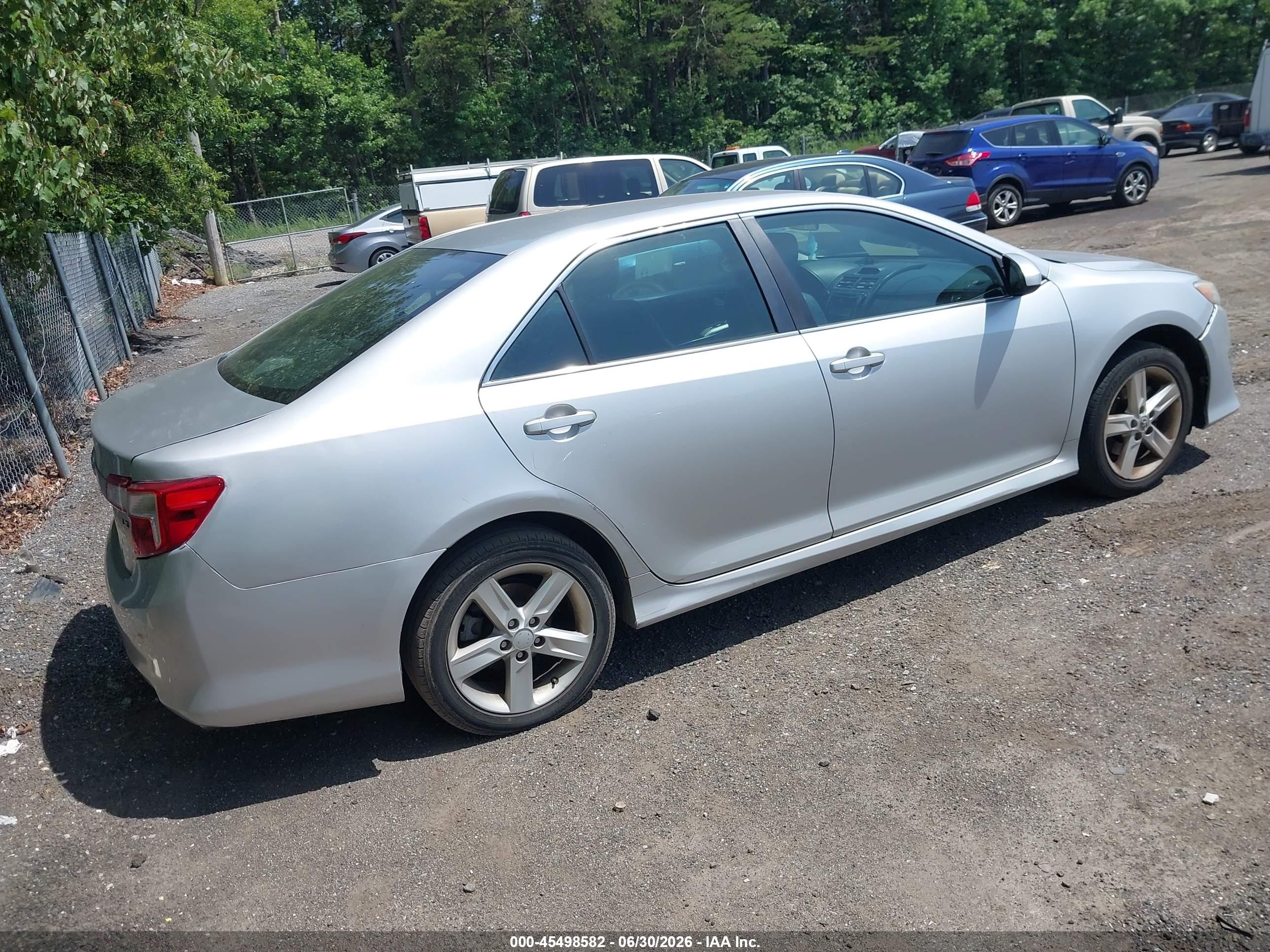 2013 Toyota Camry Se Silver vin: 4T1BF1FK5DU264461