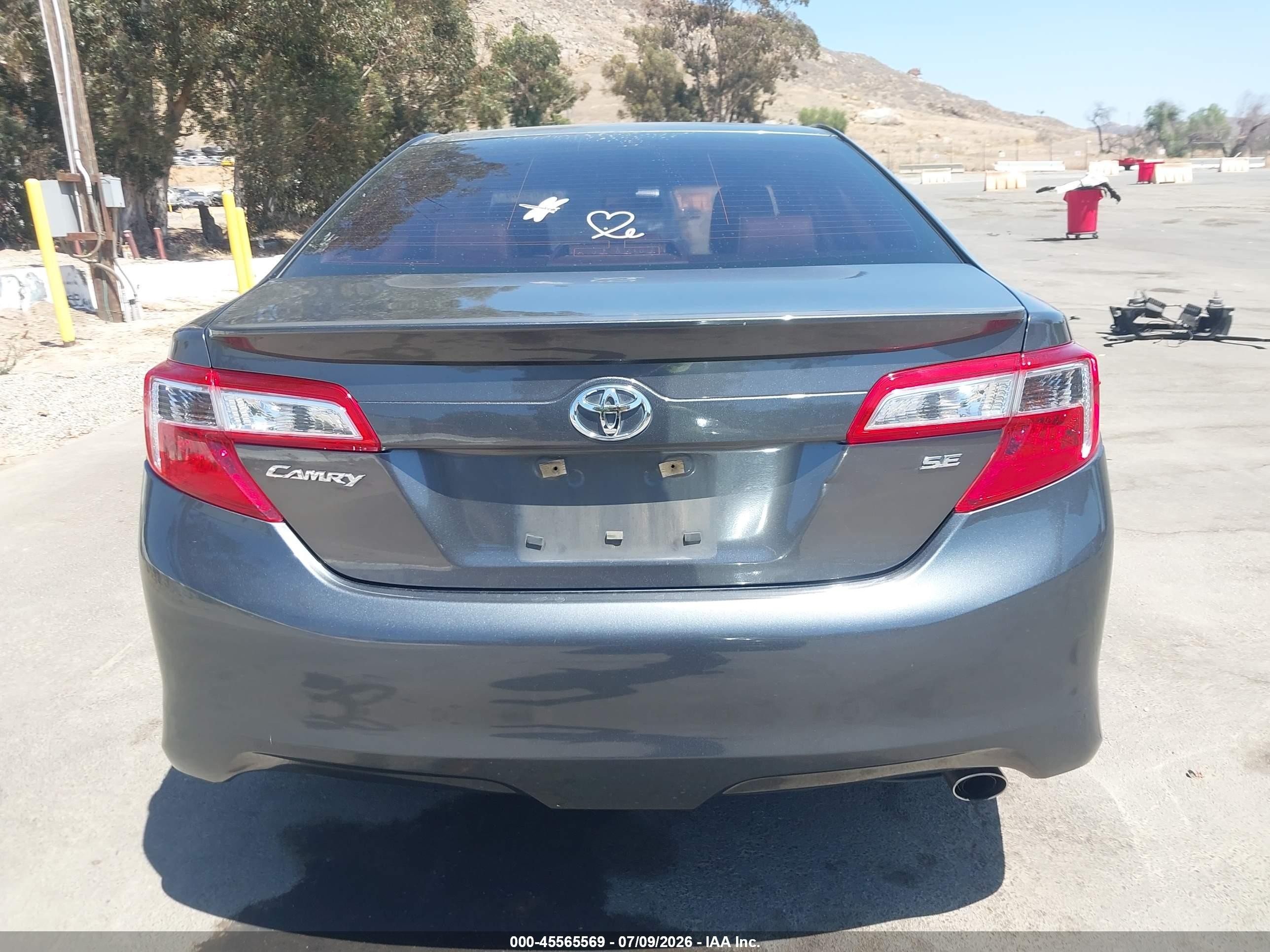 2013 Toyota Camry Se Серый vin: 4T1BF1FK5DU266453