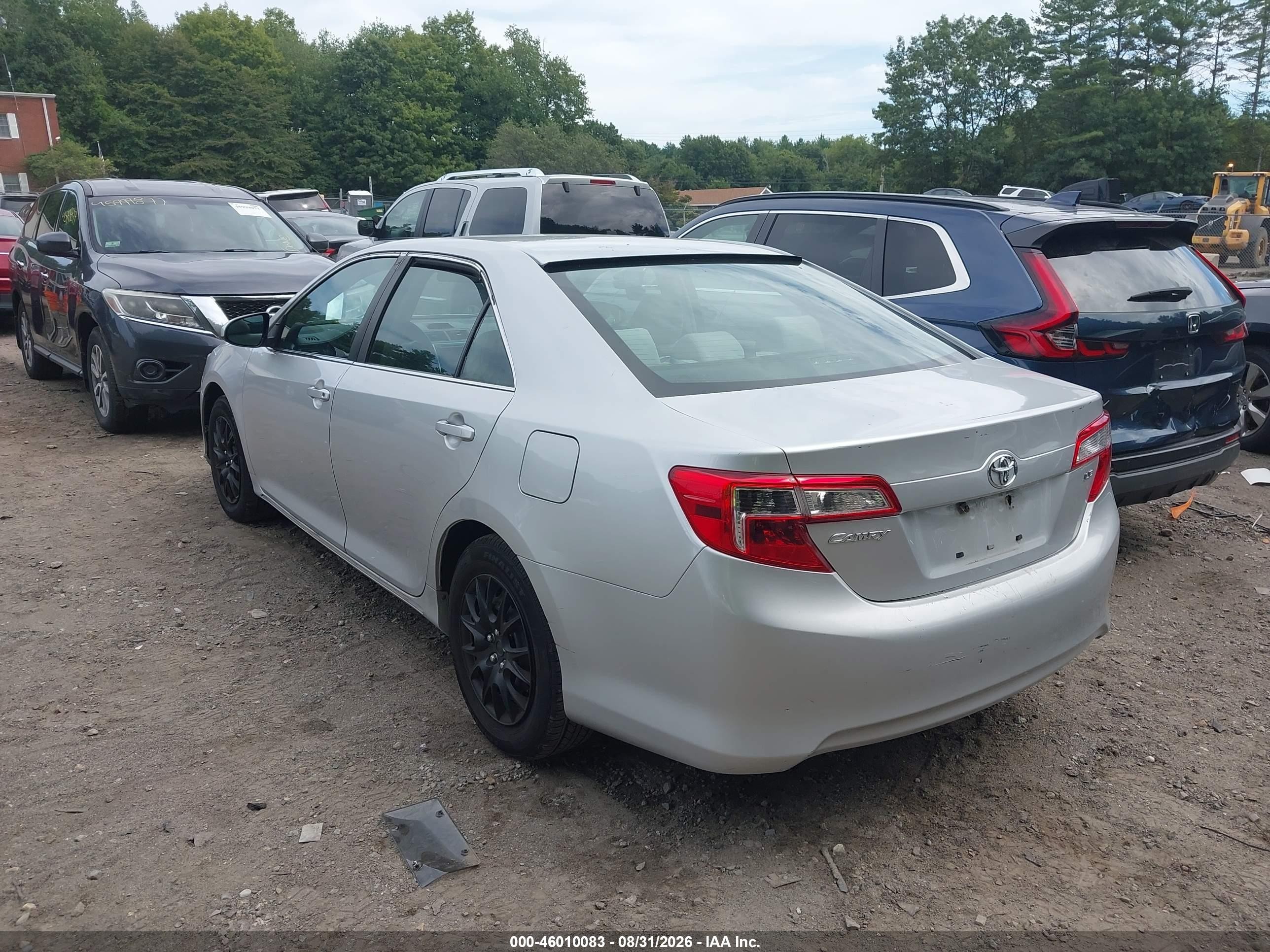 2013 Toyota Camry Le Silver vin: 4T1BF1FK5DU279090