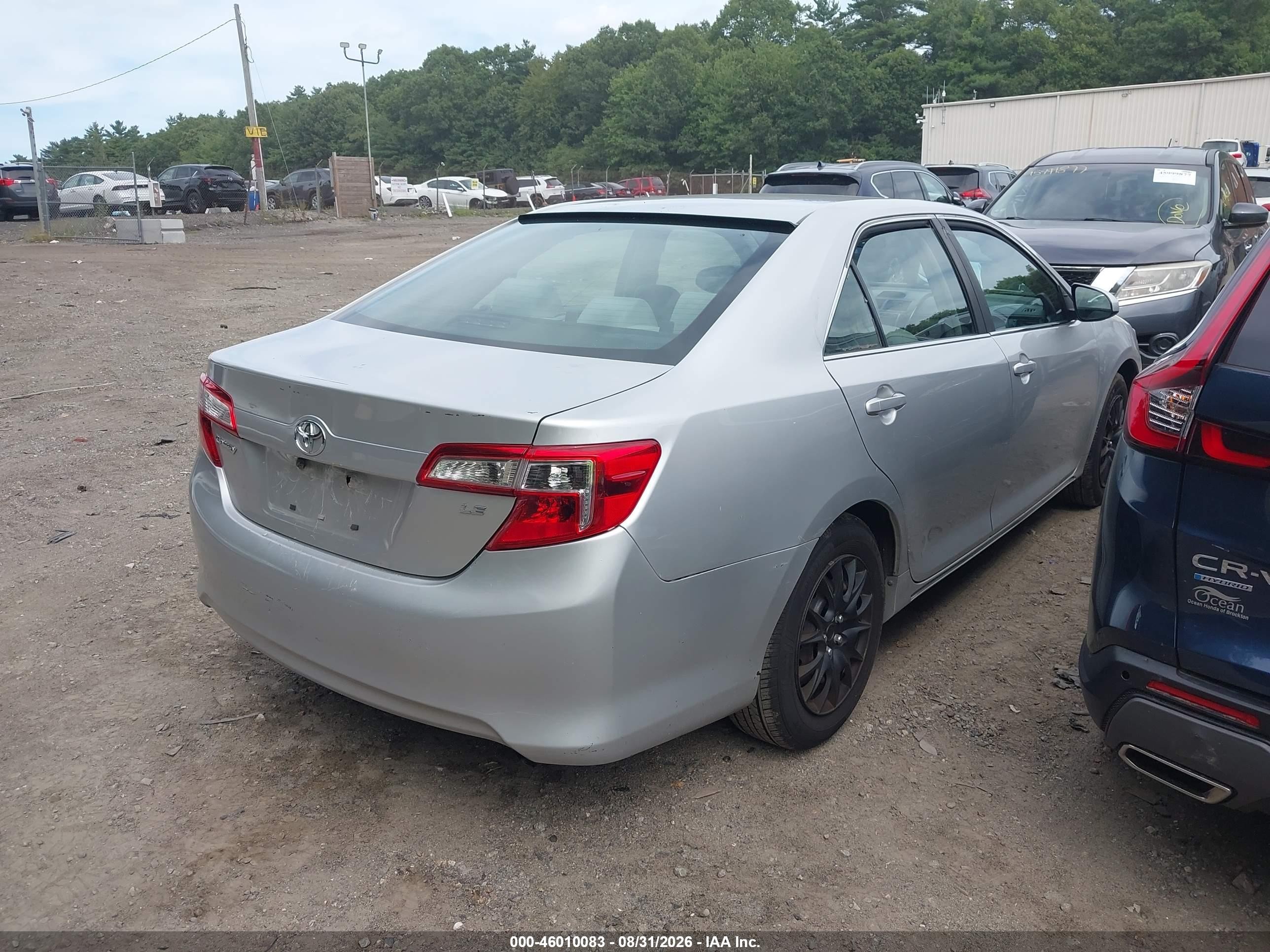 2013 Toyota Camry Le Silver vin: 4T1BF1FK5DU279090