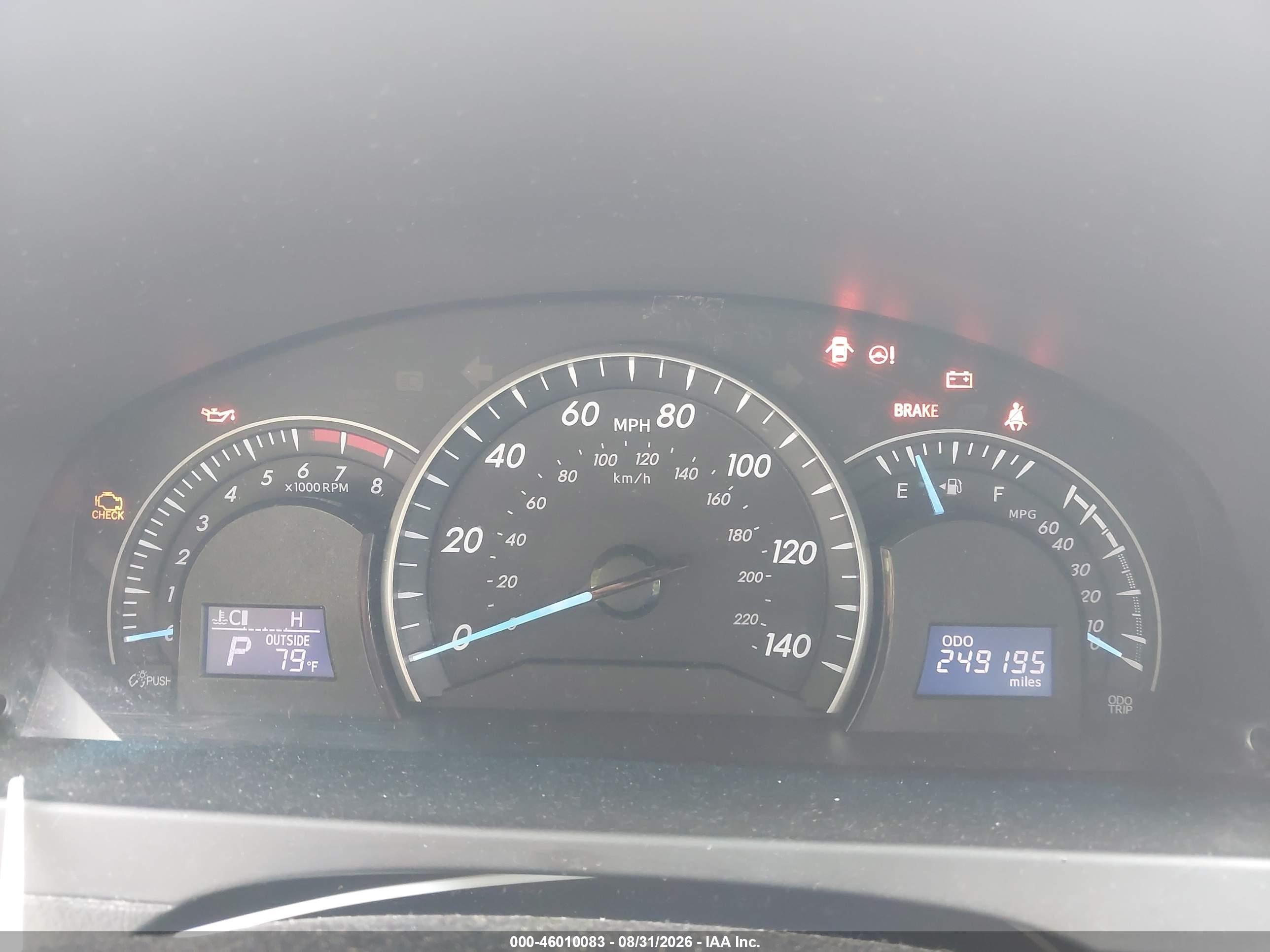 2013 Toyota Camry Le Silver vin: 4T1BF1FK5DU279090