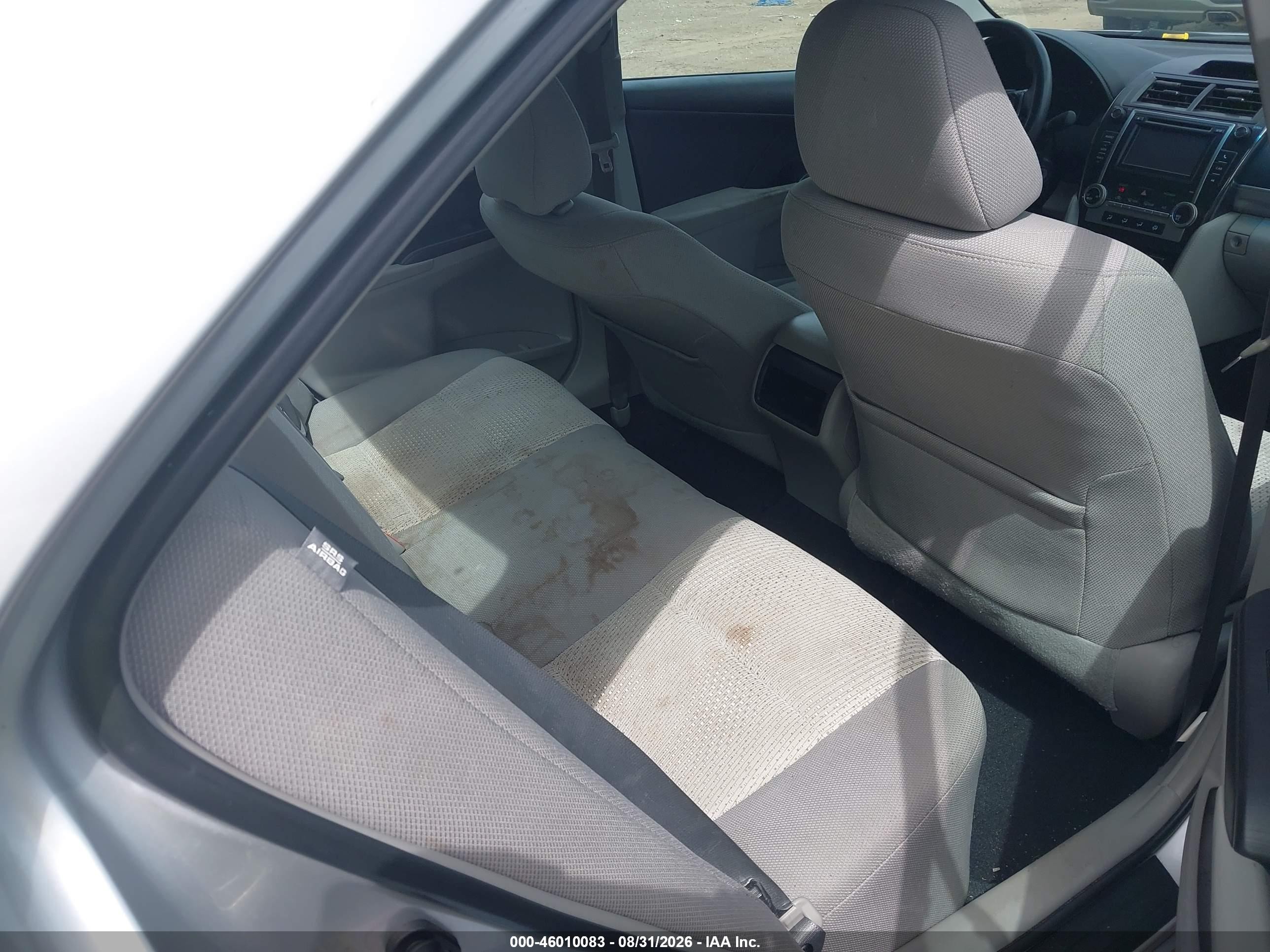 2013 Toyota Camry Le Silver vin: 4T1BF1FK5DU279090