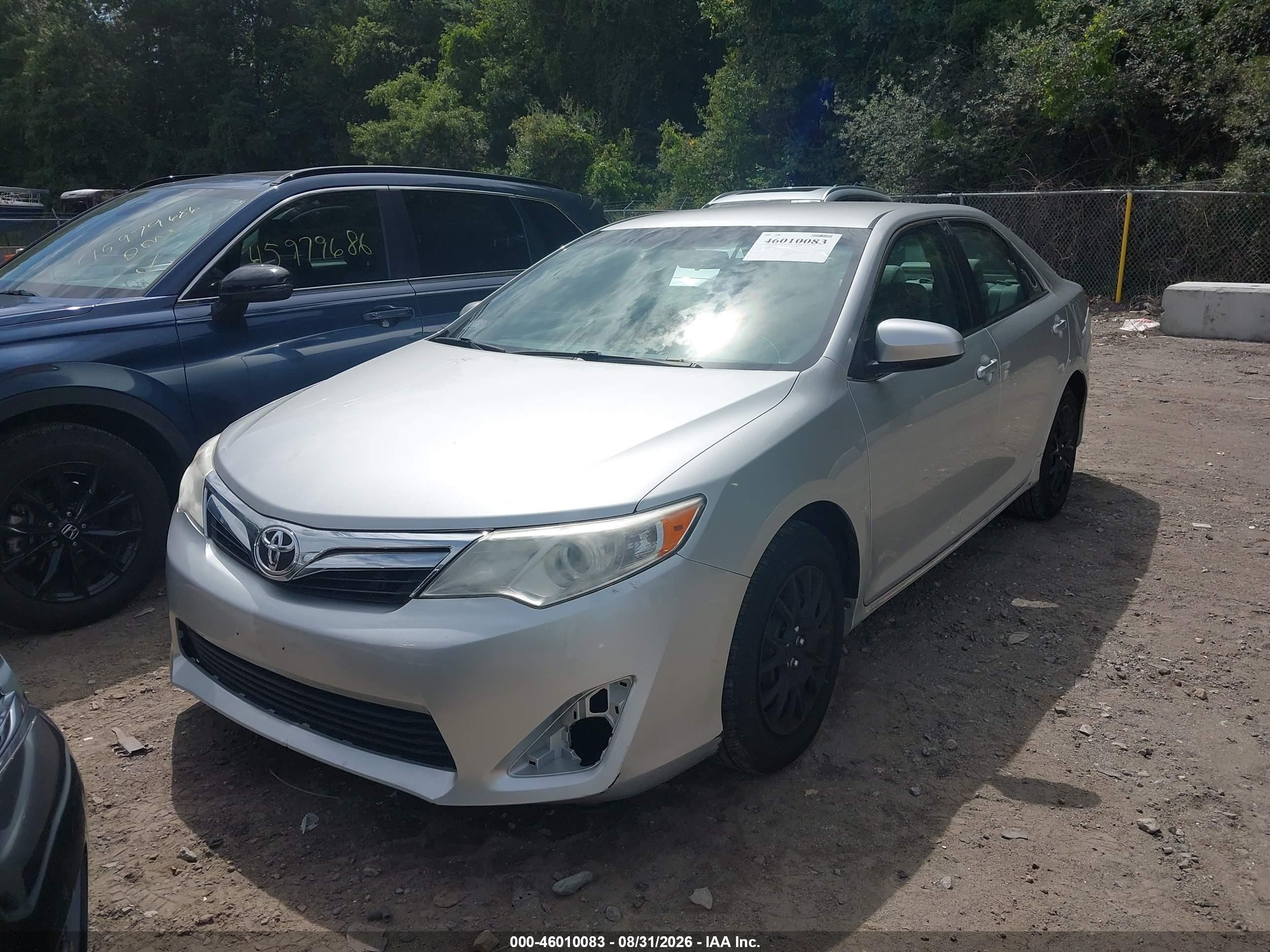 2013 Toyota Camry Le Silver vin: 4T1BF1FK5DU279090