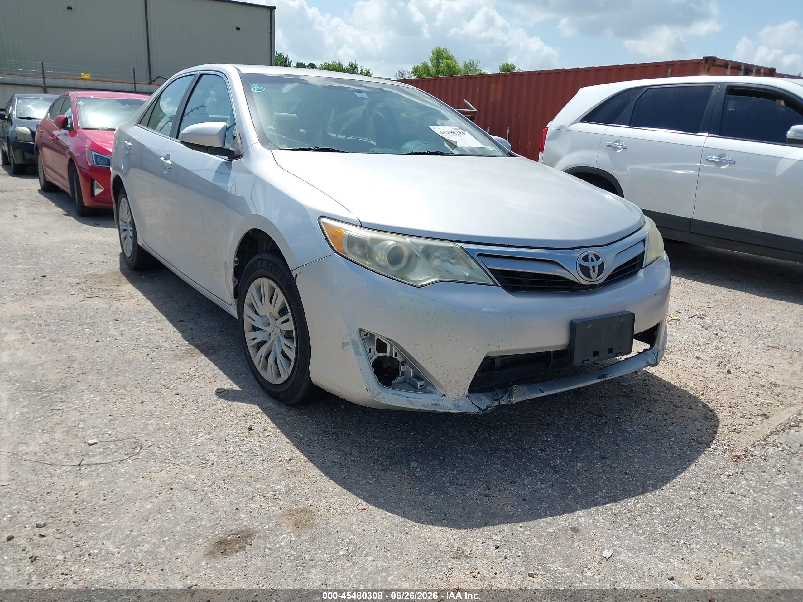2013 Toyota Camry Le Silver vin: 4T1BF1FK5DU281924
