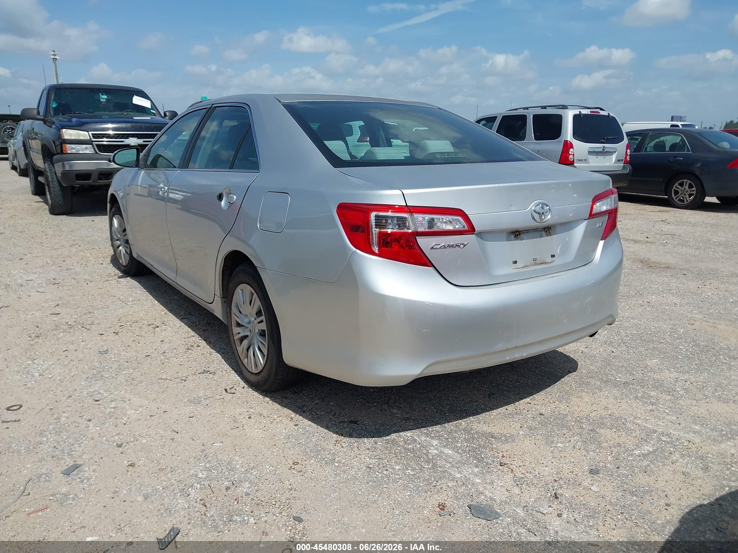 2013 Toyota Camry Le Silver vin: 4T1BF1FK5DU281924