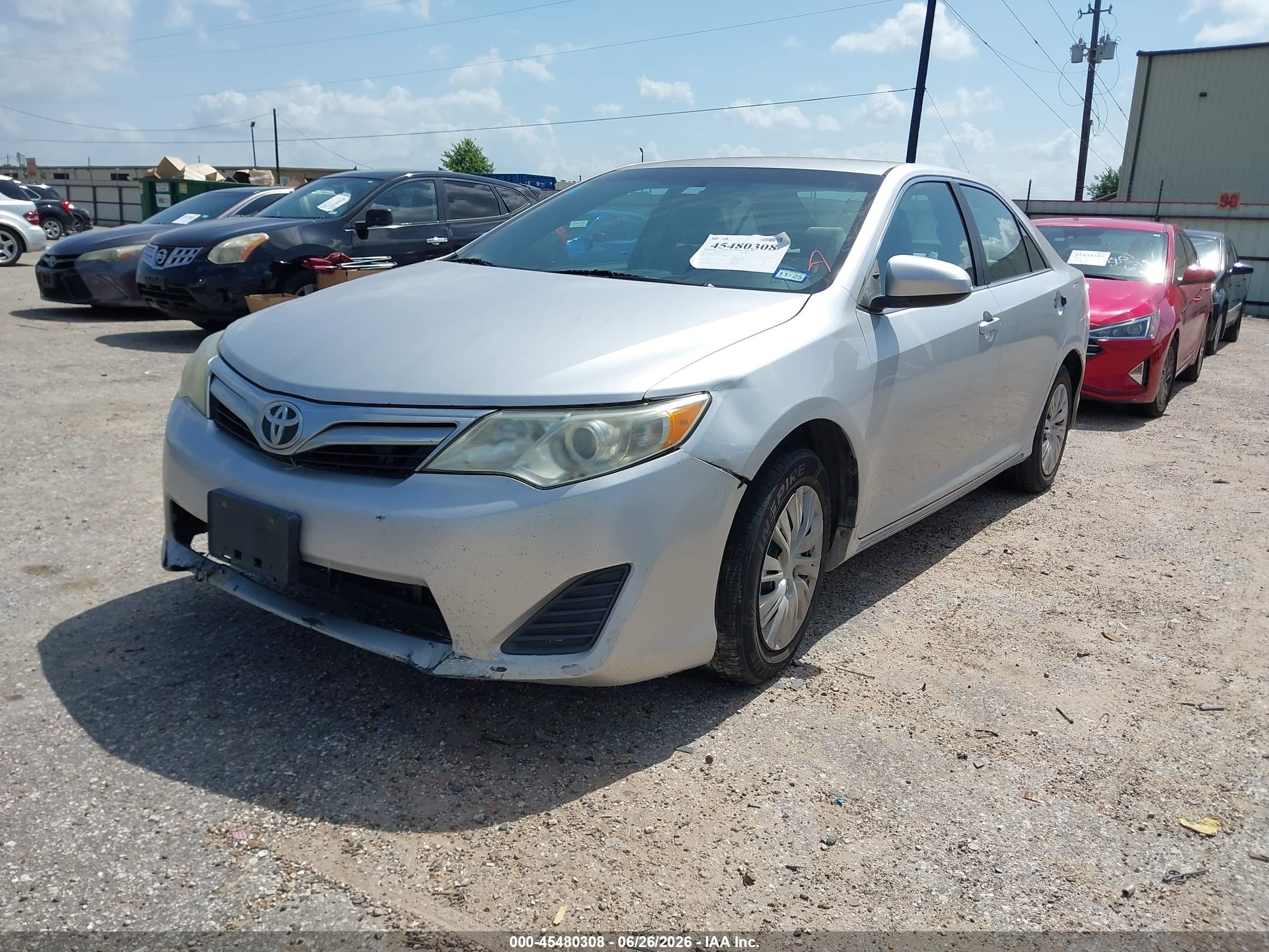 2013 Toyota Camry Le Silver vin: 4T1BF1FK5DU281924