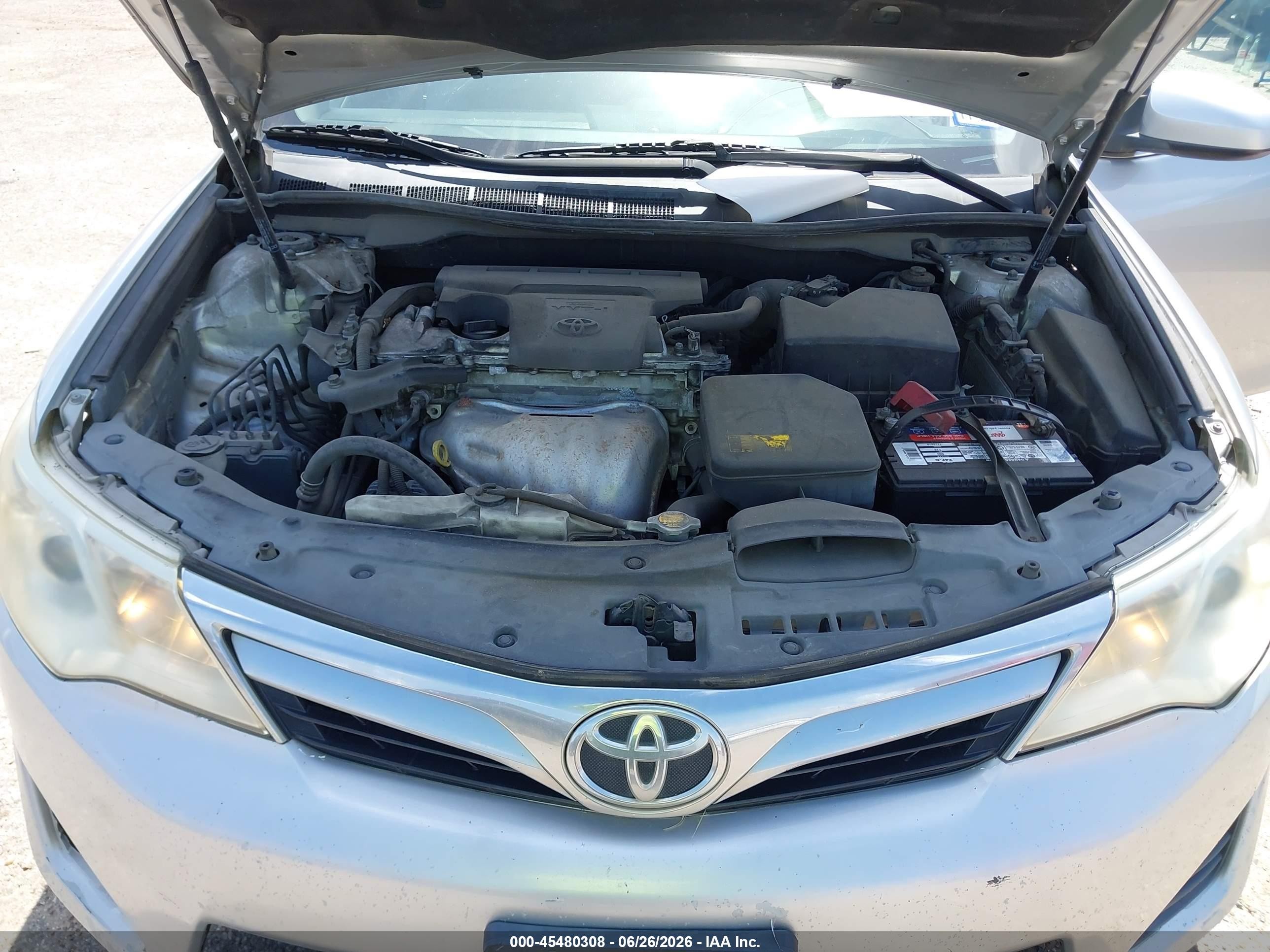 2013 Toyota Camry Le Silver vin: 4T1BF1FK5DU281924