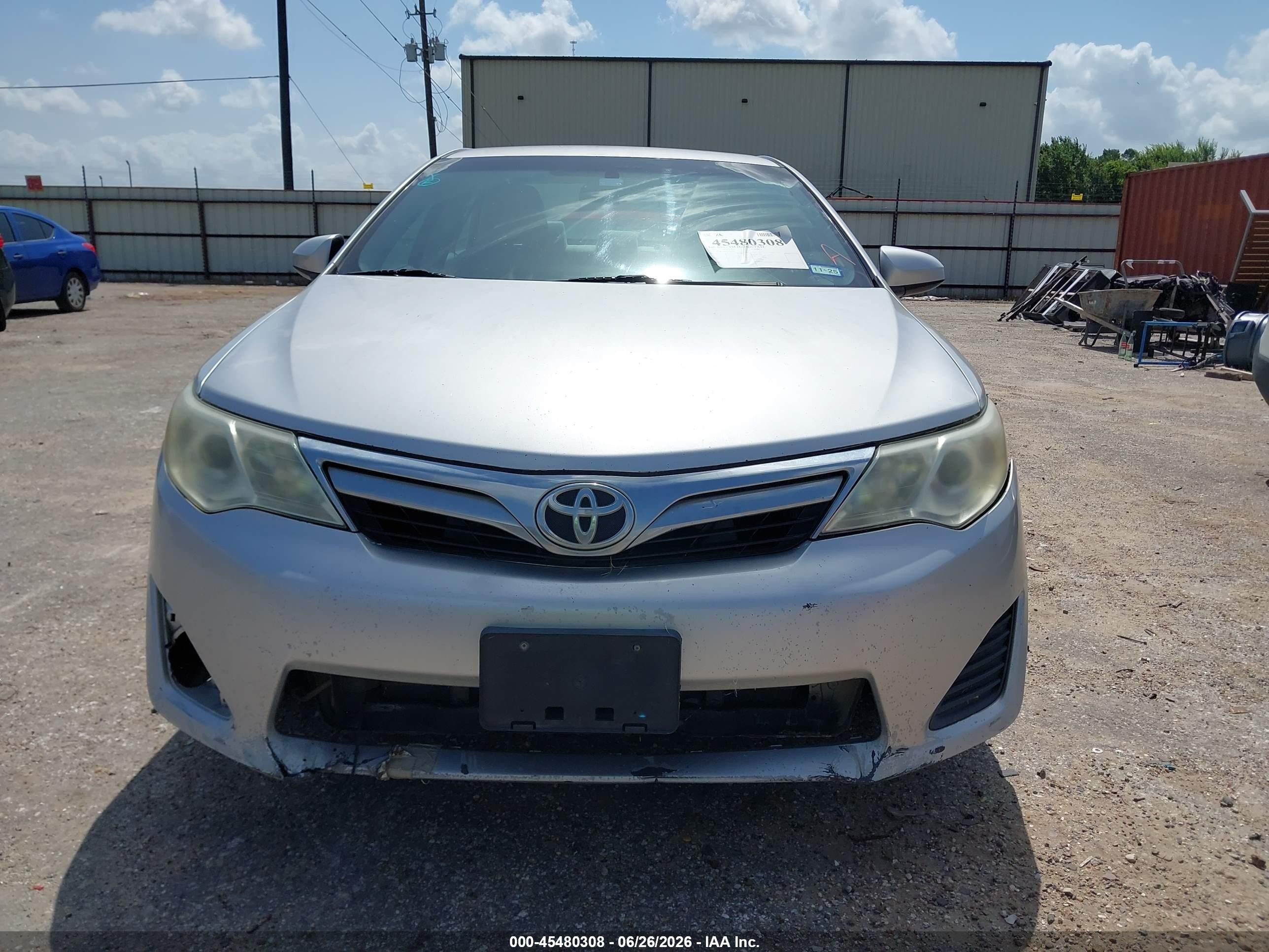 2013 Toyota Camry Le Silver vin: 4T1BF1FK5DU281924