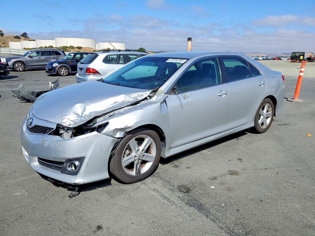 2013 Toyota Camry Se Серебряный vin: 4T1BF1FK5DU283933
