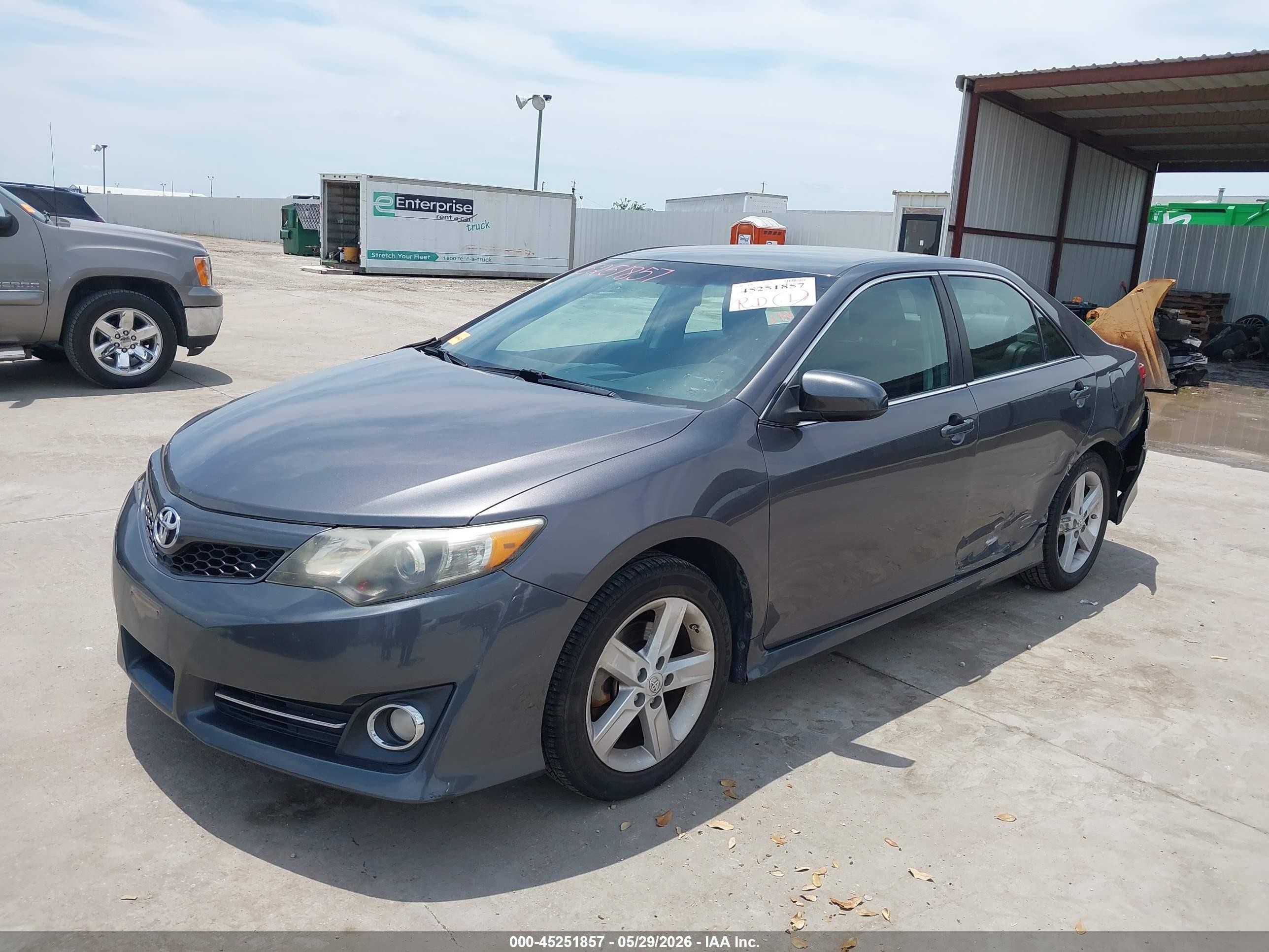 2013 Toyota Camry Se Gray vin: 4T1BF1FK5DU285178