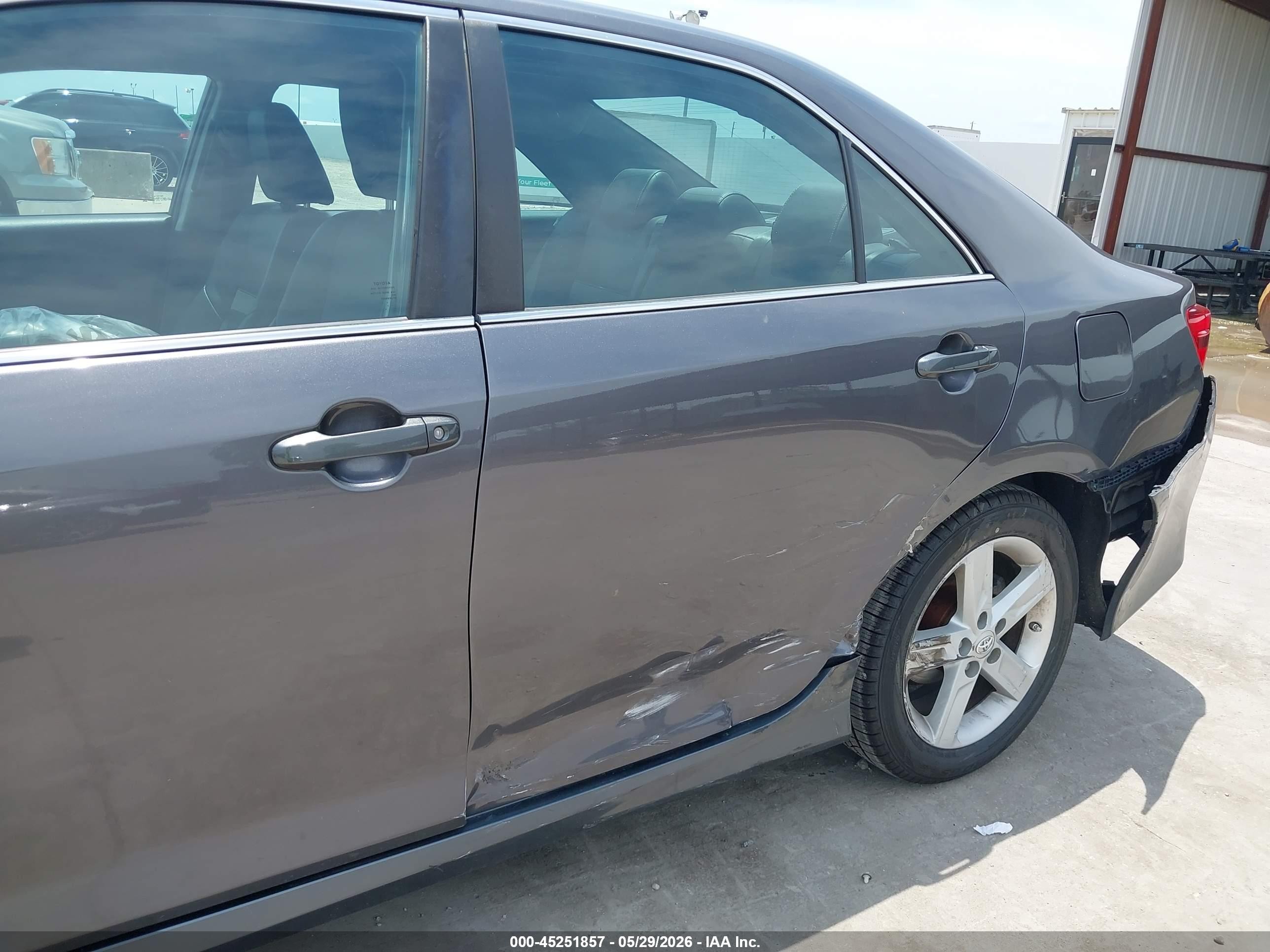 2013 Toyota Camry Se Gray vin: 4T1BF1FK5DU285178