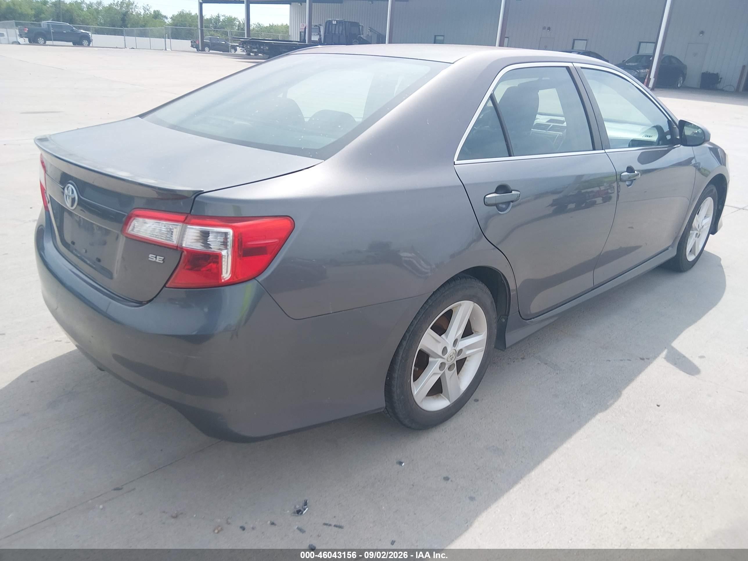 2013 Toyota Camry Se Gray vin: 4T1BF1FK5DU286380